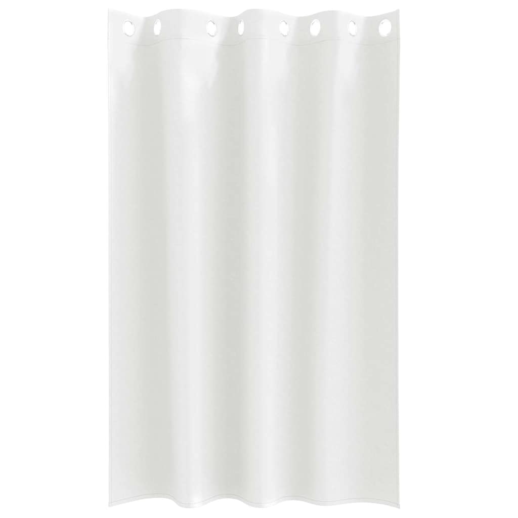 vidaXL Perdele Opaque cu Inel 2 pcs Alb pur 175 x 140 cm Poliester