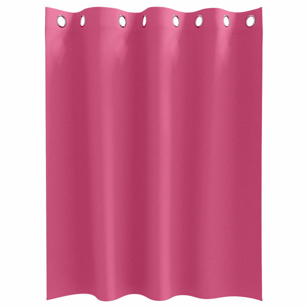 vidaXL Perdele cu perdele 2 pcs Roz intens 140 x 140 cm Poliester vidaXL Perdele cu perdele 2 pcs Roz intens 140 x 140 cm Poliester