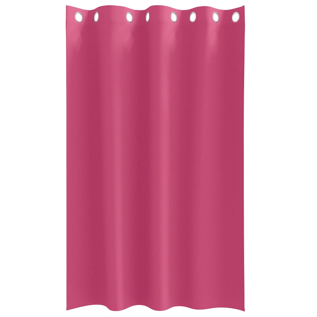 vidaXL Perdele cu perdele 2 pcs Roz intens 175 x 140 cm Poliester vidaXL Perdele cu perdele 2 pcs Roz intens 175 x 140 cm Poliester