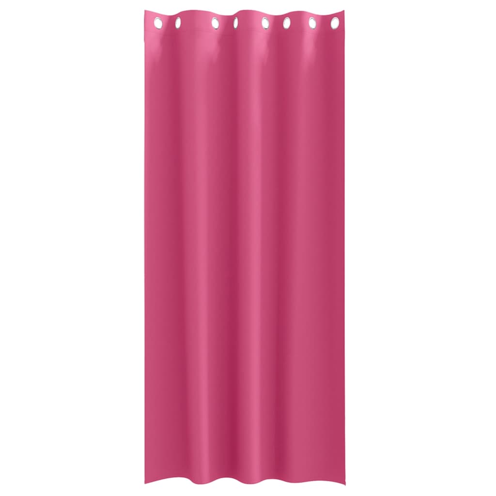 vidaXL Perdele cu perdele 2 pcs Roz intens 245 x 140 cm Poliester