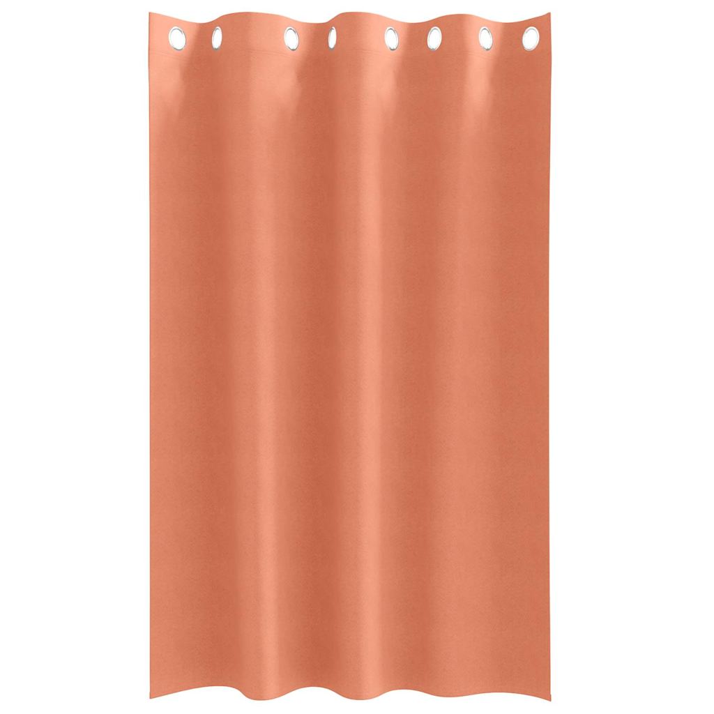 vidaXL Perdele cu perdele 2 pcs Terracota 175 x 140 cm Poliester