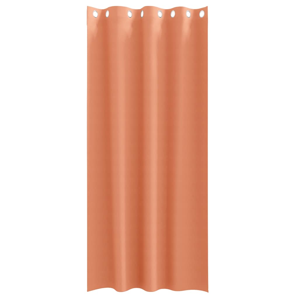 vidaXL Perdele cu perdele 2 pcs Terracota 225 x 140 cm Poliester