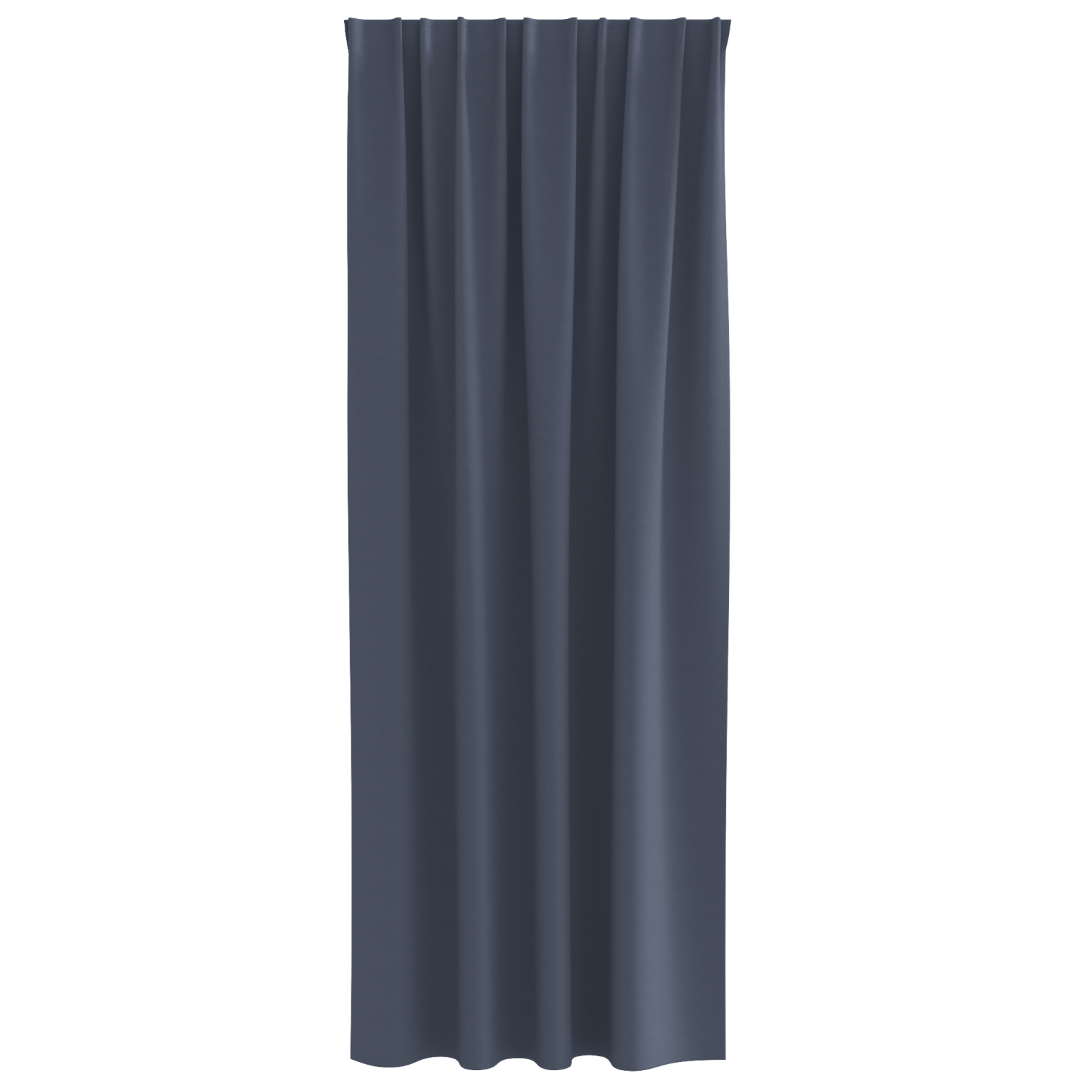 vidaXL Perdele opace cu perdele 2 pcs Antracit 245 x 140 cm Poliester