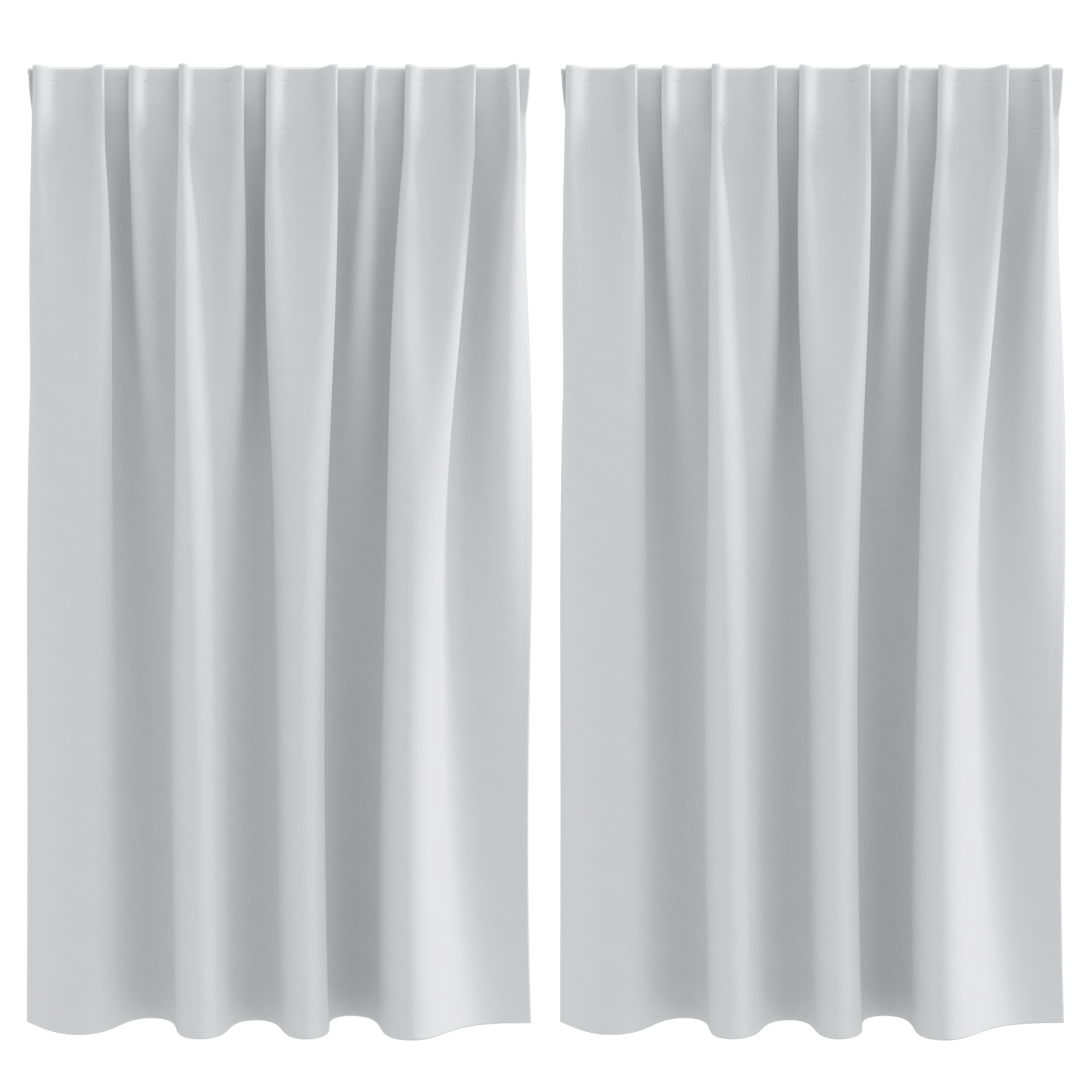 vidaXL Perdele cu perdele 2 pcs Gri deschis 140 x 140 cm Poliester