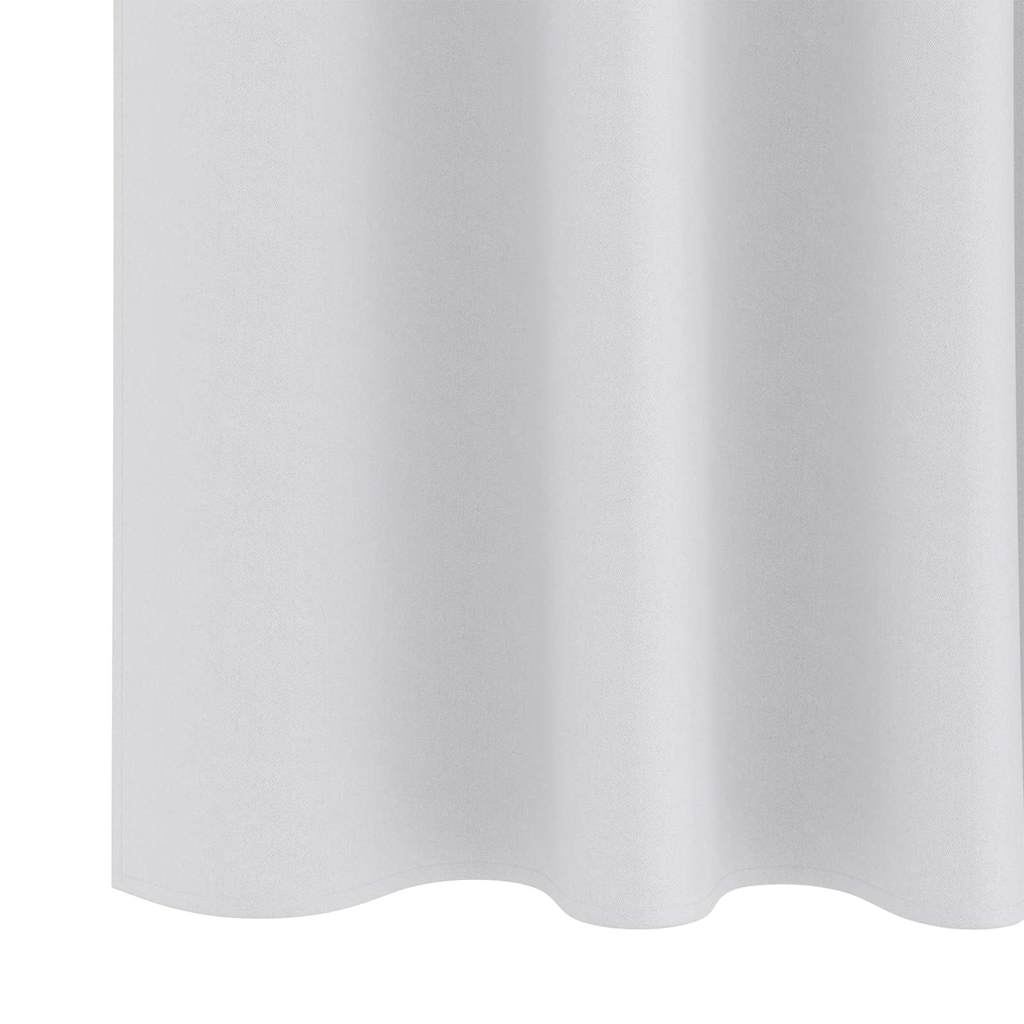 vidaXL Perdele cu perdele 2 pcs Gri deschis 260 x 140 cm Poliester