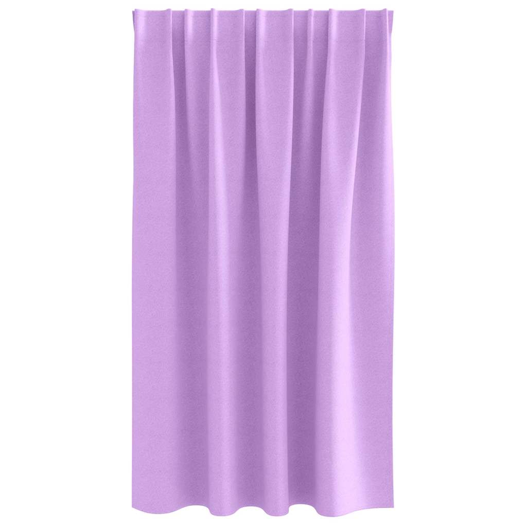 vidaXL Perdele cu perdele 2 pcs Violet 140 x 140 cm Poliester vidaXL Perdele cu perdele 2 pcs Violet 140 x 140 cm Poliester