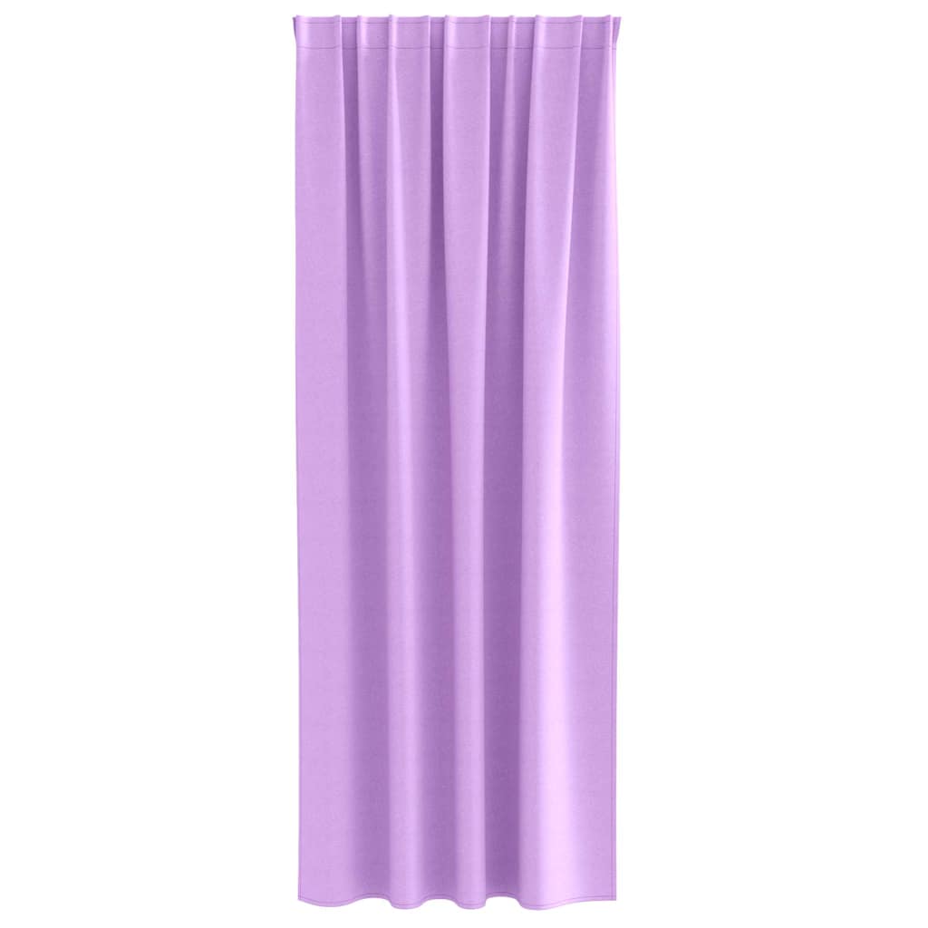 vidaXL Perdele cu perdele 2 pcs Violet 260 x 140 cm Poliester vidaXL Perdele cu perdele 2 pcs Violet 260 x 140 cm Poliester