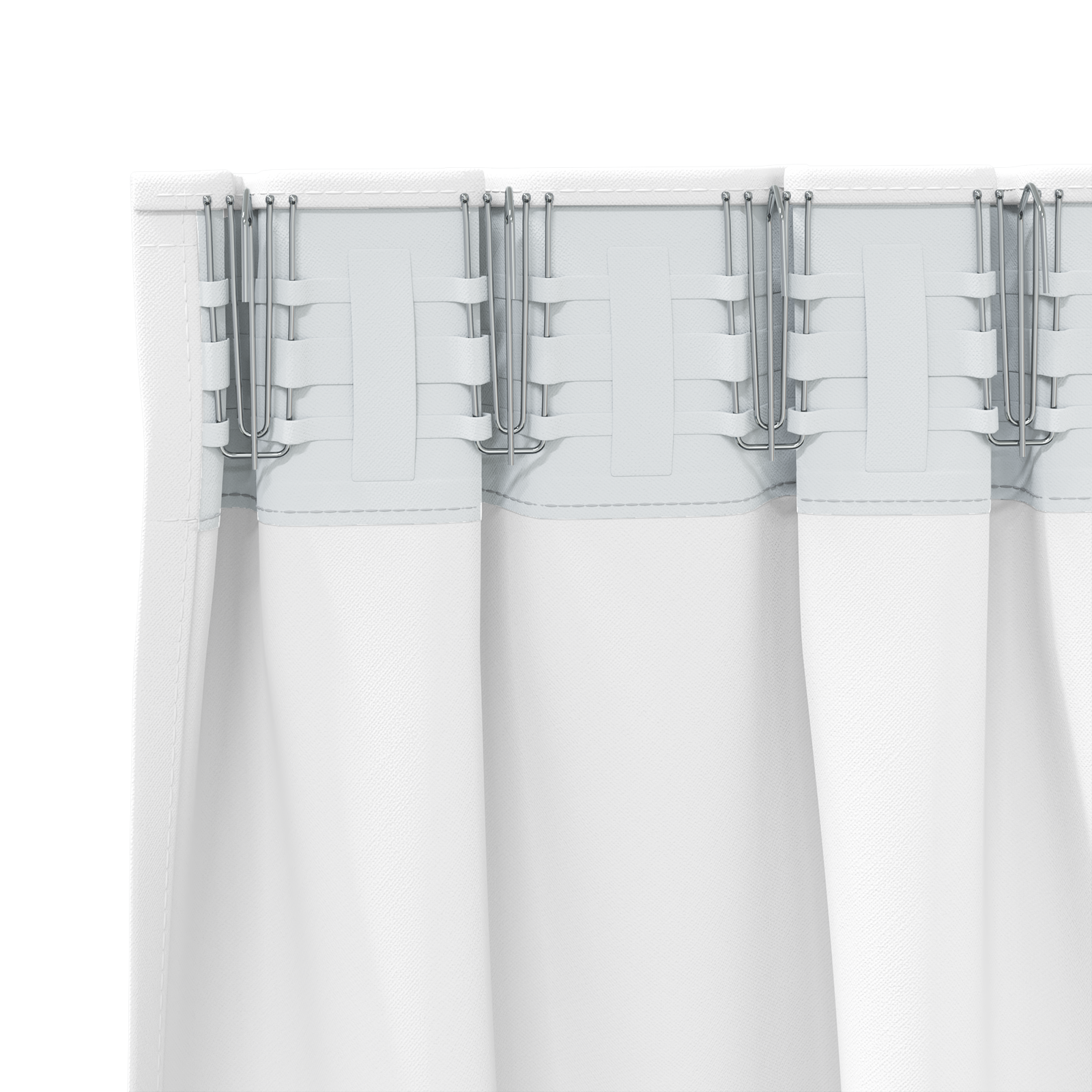 vidaXL Perdele opace cu perdele 2 pcs Alb pur 245 x 140 cm Poliester vidaXL Perdele opace cu perdele 2 pcs Alb pur 245 x 140 cm Poliester