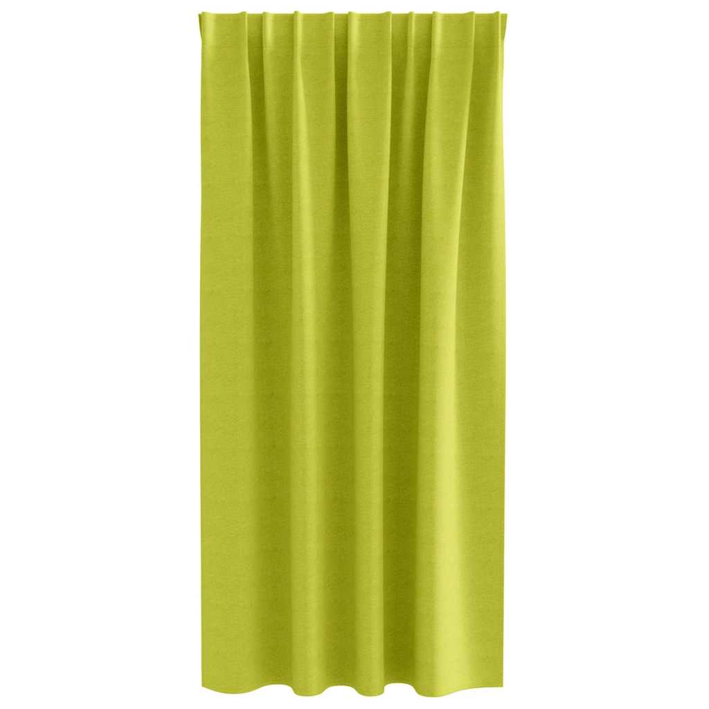 vidaXL Perdele Opaque cu Inel 2 pcs Verde 175 x 140 cm Poliester