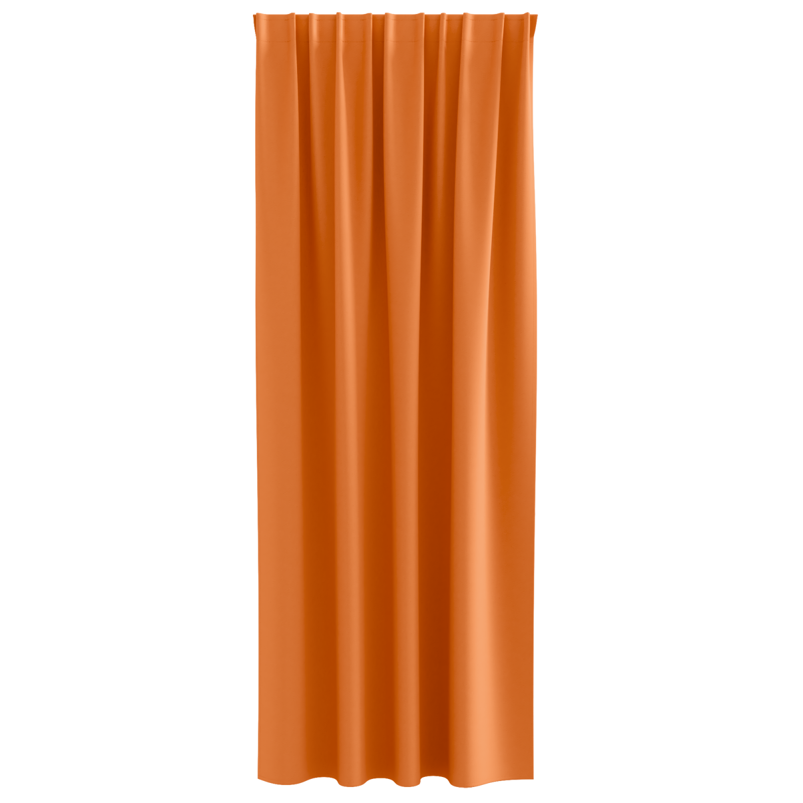 vidaXL Perdele Opaque cu Inel 2 pcs Portocalie Aprinsă 260 x 140 cm