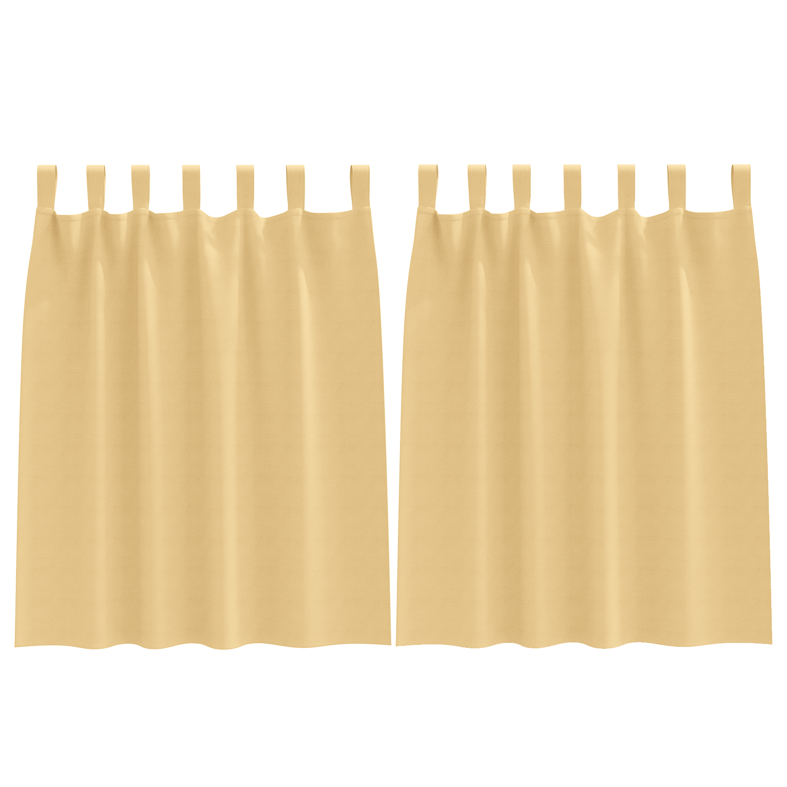 vidaXL Perdele cu perdele 2 pcs Bej Poliester vidaXL Perdele cu perdele 2 pcs Bej Poliester