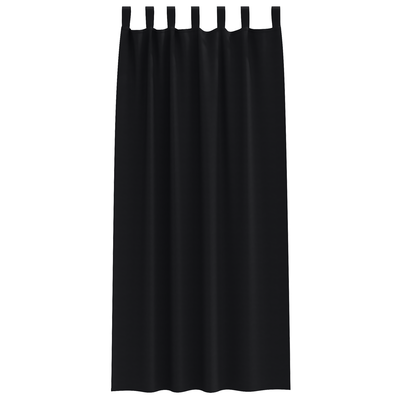 vidaXL Perdele opace cu perdele 2 pcs Negru 225 x 140 cm Poliester vidaXL Perdele opace cu perdele 2 pcs Negru 225 x 140 cm Poliester