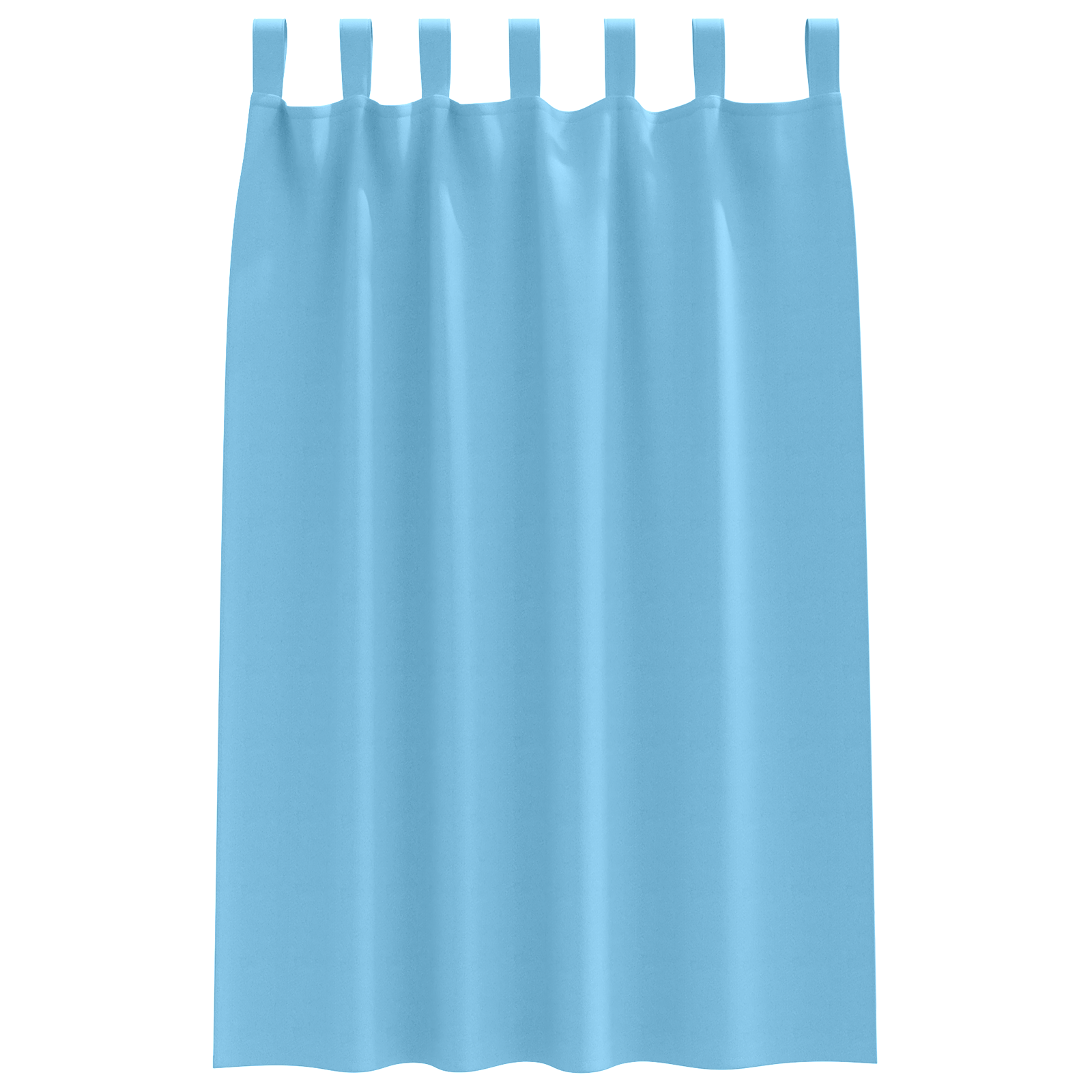 vidaXL Perdele opace 2 pcs Albastru deschis 175 x 140 cm Poliester