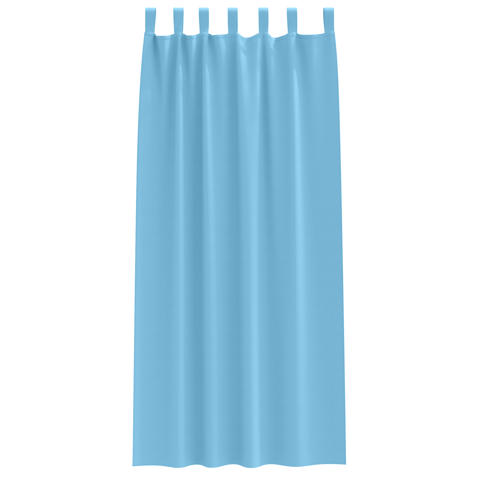 vidaXL Perdele opace 2 pcs Albastru deschis 225 x 140 cm Poliester