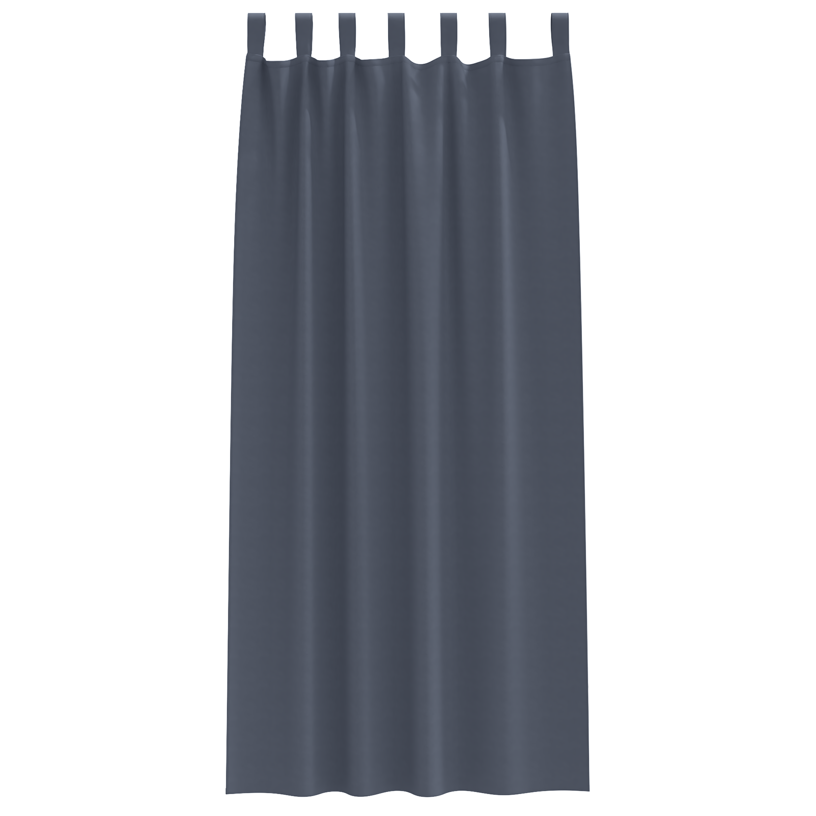 vidaXL Perdele opace cu perdele 2 pcs Antracit 225 x 140 cm Poliester