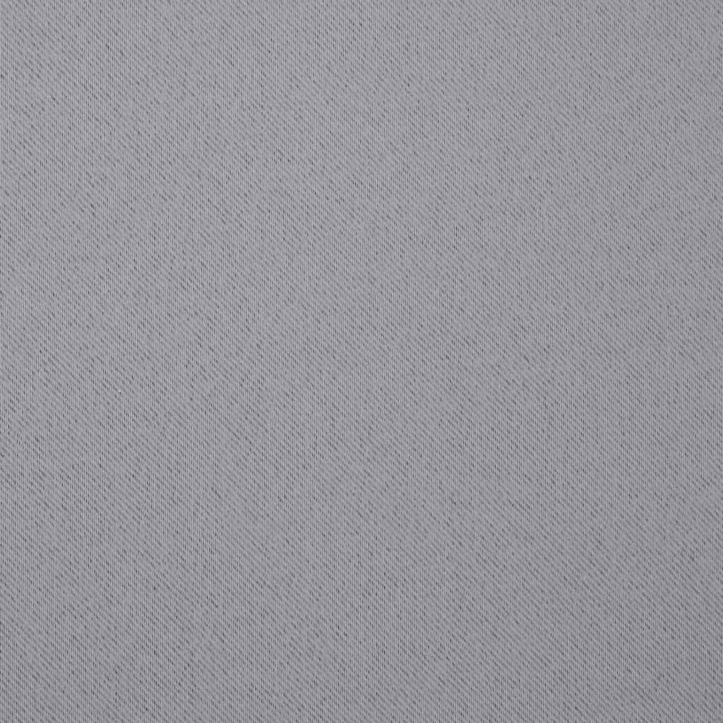 vidaXL Perdele Opaque cu Inel 2 pcs Gri deschis 225 x 140 cm Poliester