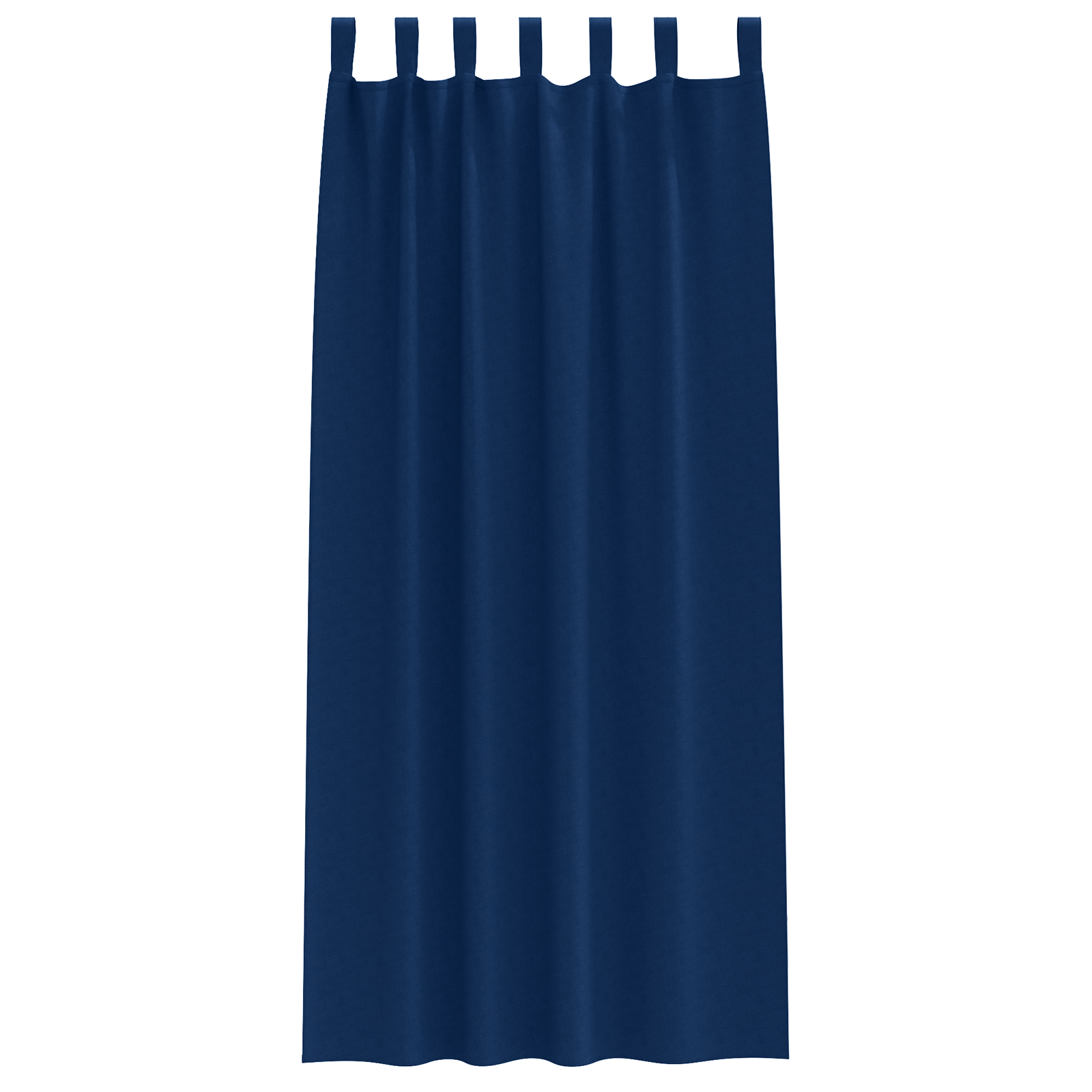vidaXL Perdele opace 2 pcs Albastru închis 225 x 140 cm Poliester