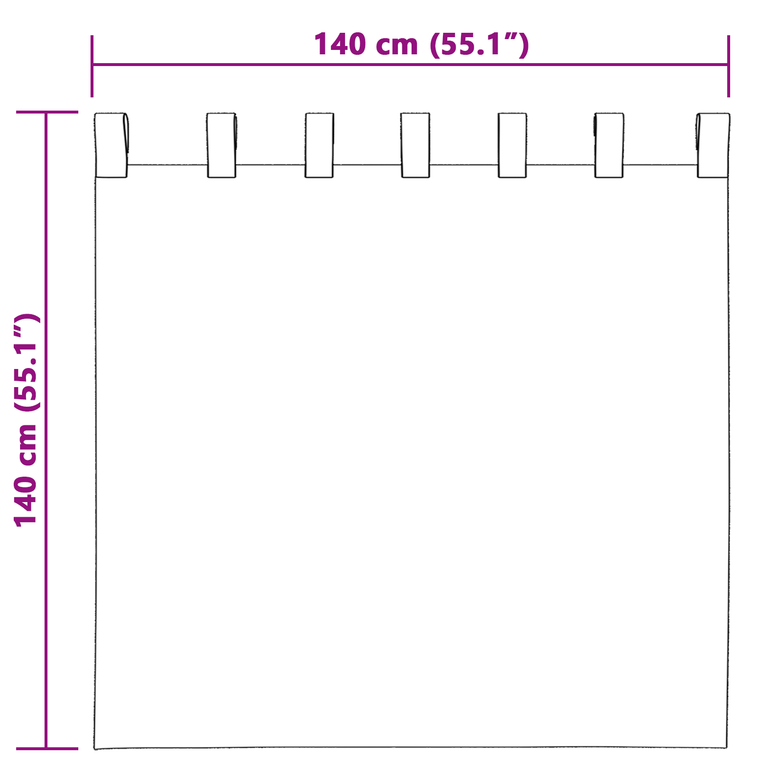 vidaXL Perdele opace 2 pcs Maro deschis 140 x 140 cm Poliester vidaXL Perdele opace 2 pcs Maro deschis 140 x 140 cm Poliester