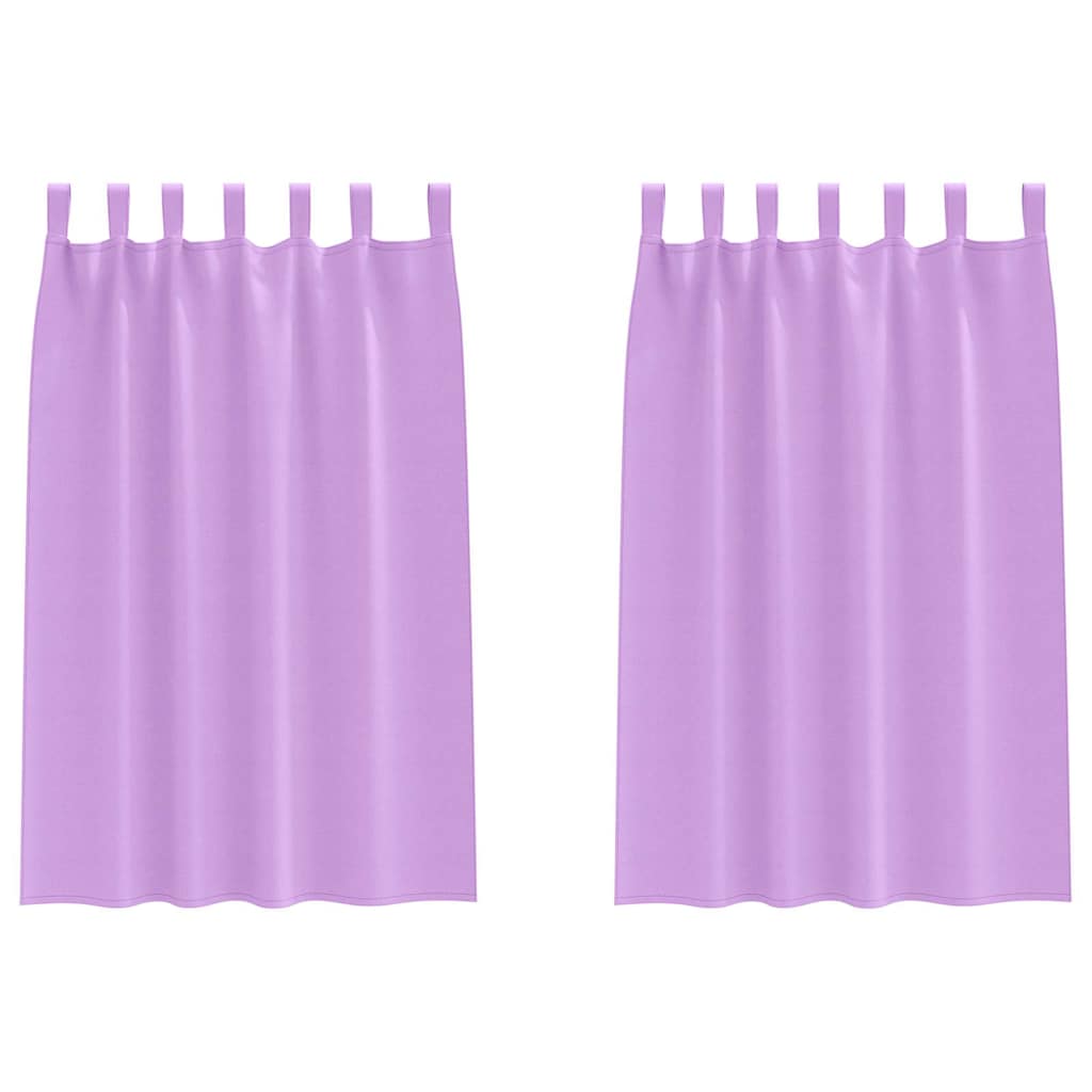 vidaXL Perdele Opaque cu Inel 2 pcs Violet 175 x 140 cm Poliester