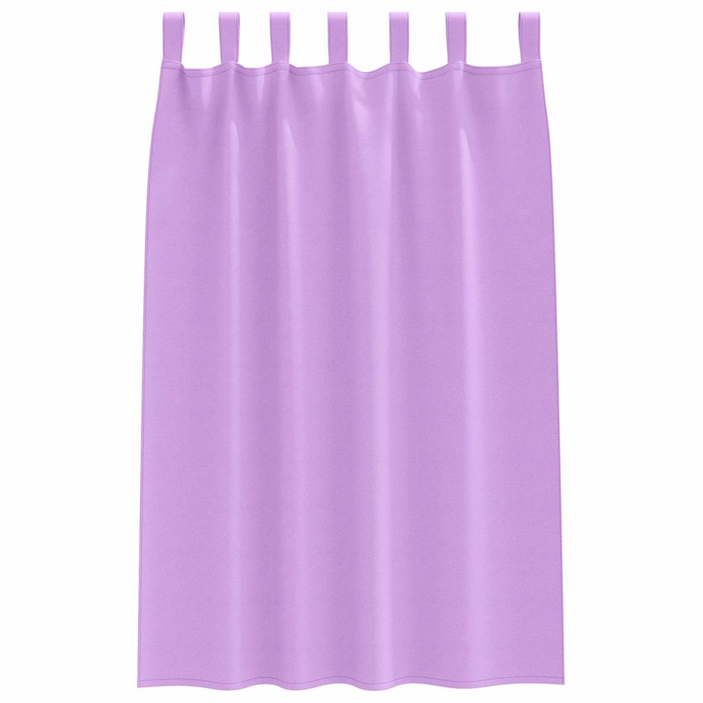 vidaXL Perdele Opaque cu Inel 2 pcs Violet 175 x 140 cm Poliester