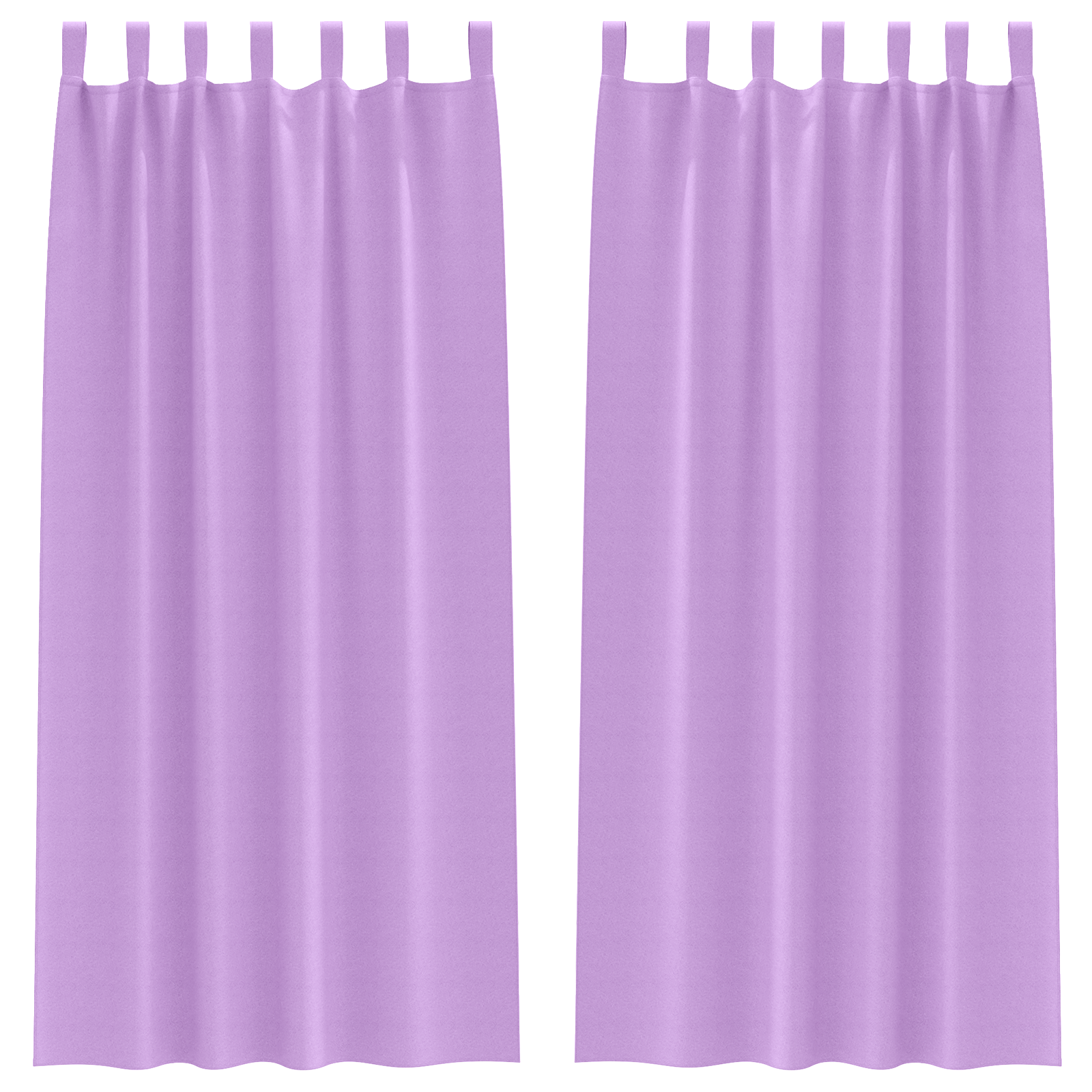 vidaXL Perdele opace cu perdele 2 pcs Violet 225 x 140 cm Poliester