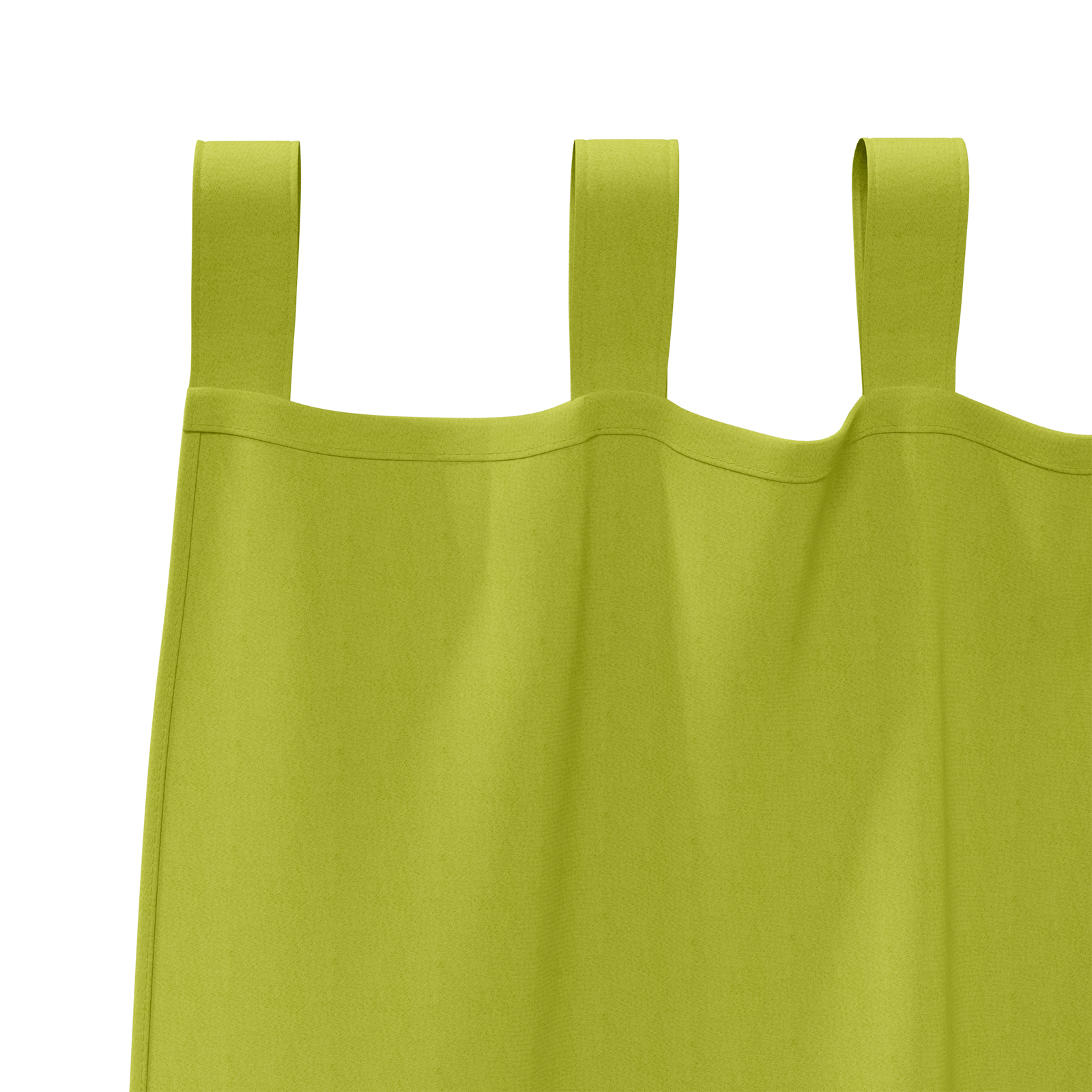 vidaXL Perdele opace cu perdele 2 pcs Verde măr 225 x 140 cm Poliester
