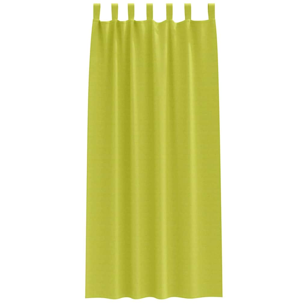 vidaXL Perdele Opaque cu Inel 2 pcs Verde 245 x 140 cm Poliester