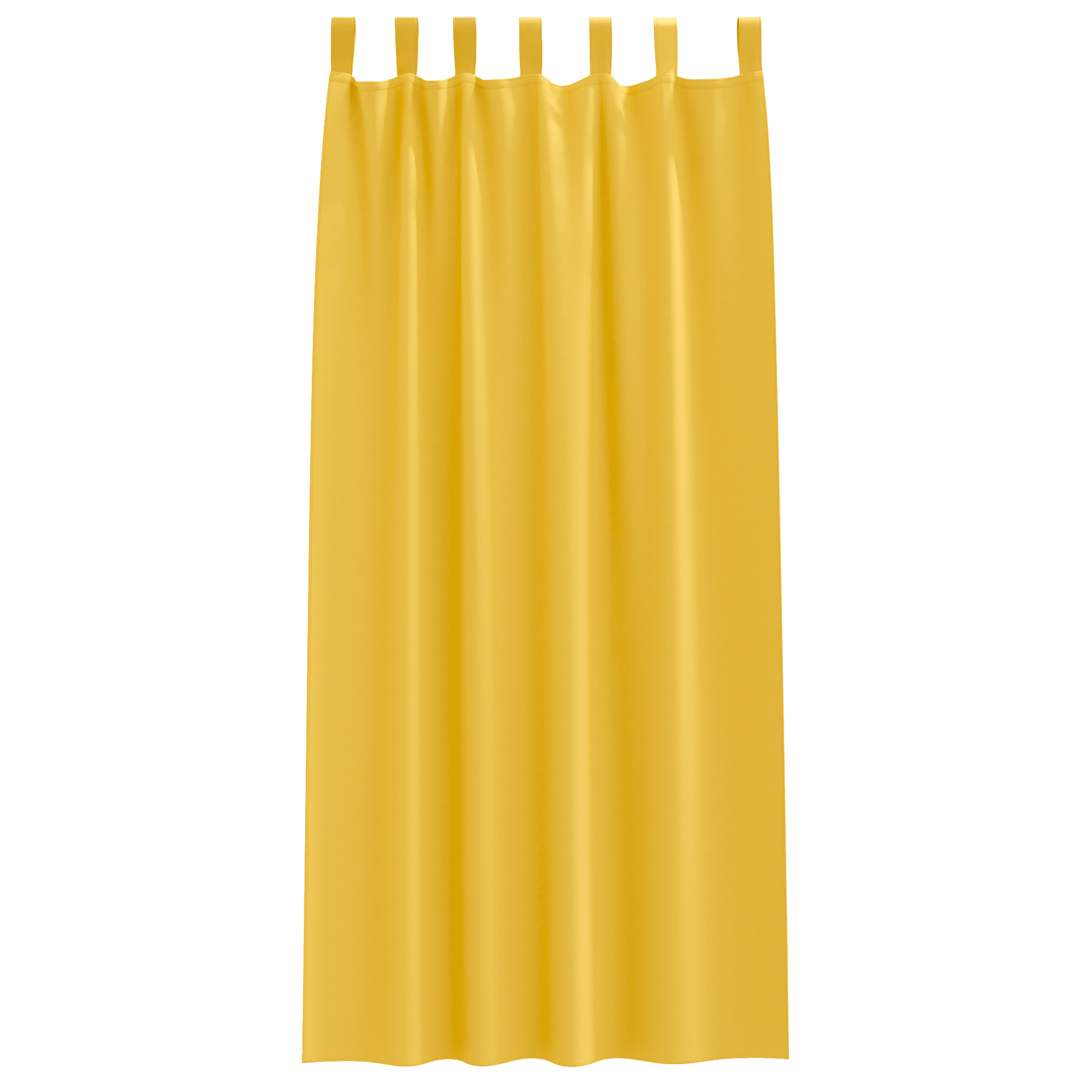 vidaXL Perdele opace 2 pcs galben muștar 225 x 140 cm Poliester