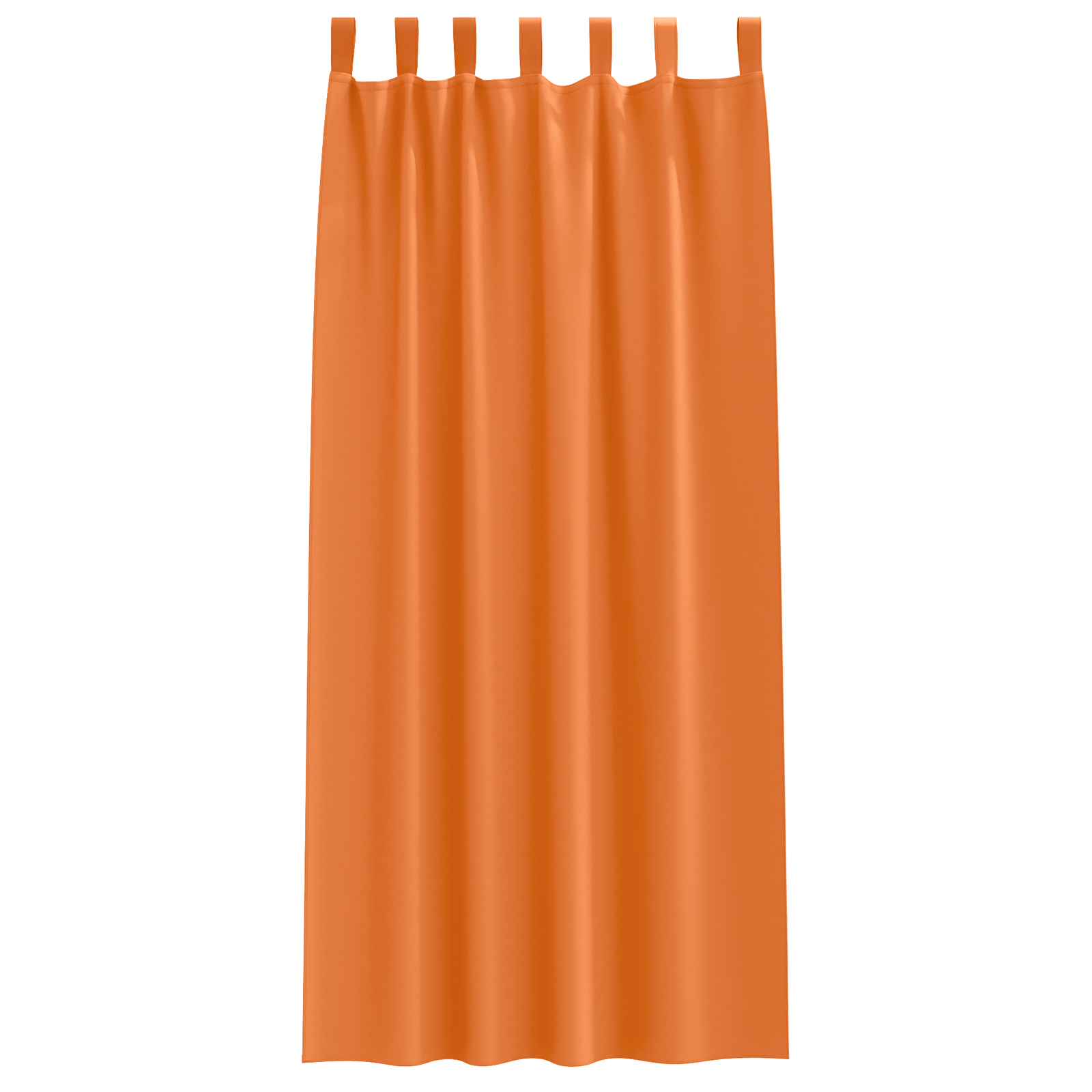 vidaXL Perdele opace 2 pcs Portocaliu intens 225 x 140 cm Poliester