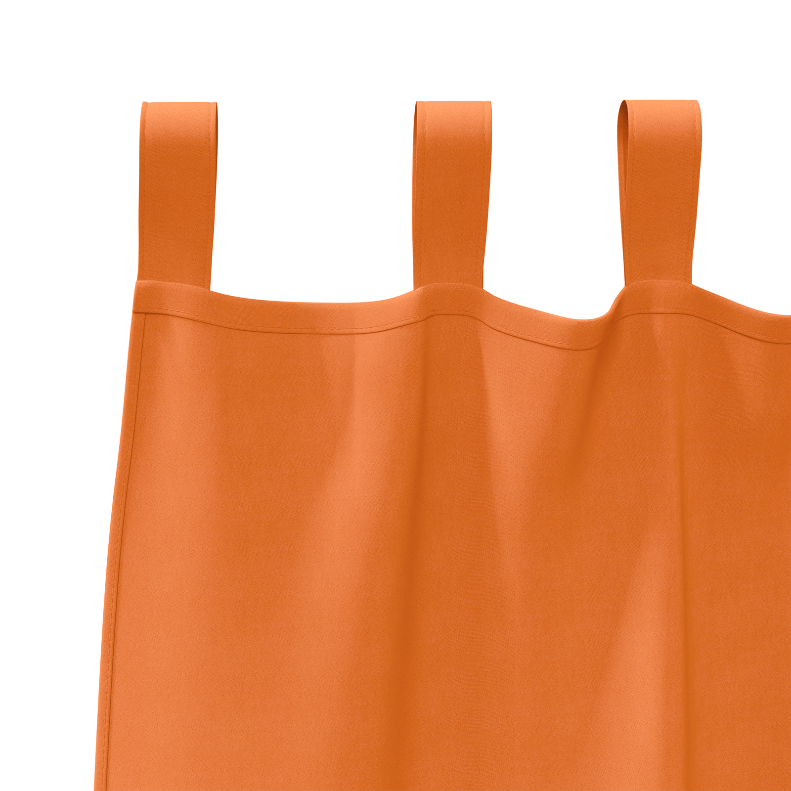 vidaXL Perdele opace 2 pcs Portocaliu intens 225 x 140 cm Poliester