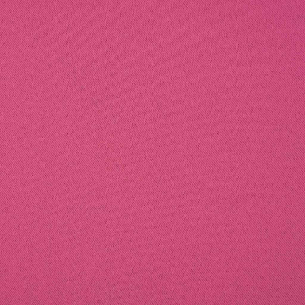 vidaXL Perdele Opaque cu Inel 2 pcs Roz Aprins 175 x 140 cm Poliester