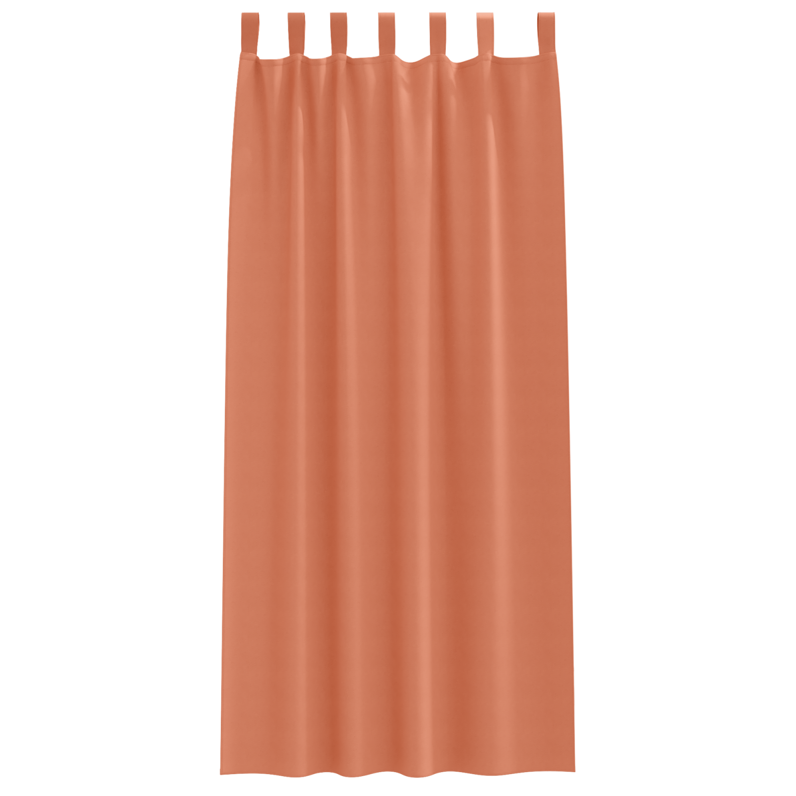 vidaXL Perdele opace cu perdele 2 pcs Terracota 245 x 140 cm Poliester