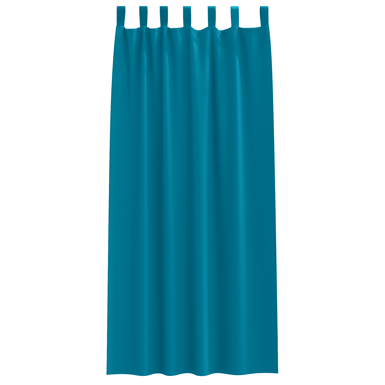 vidaXL Perdele opace cu perdele 2 pcs Turcoaz 225 x 140 cm Poliester
