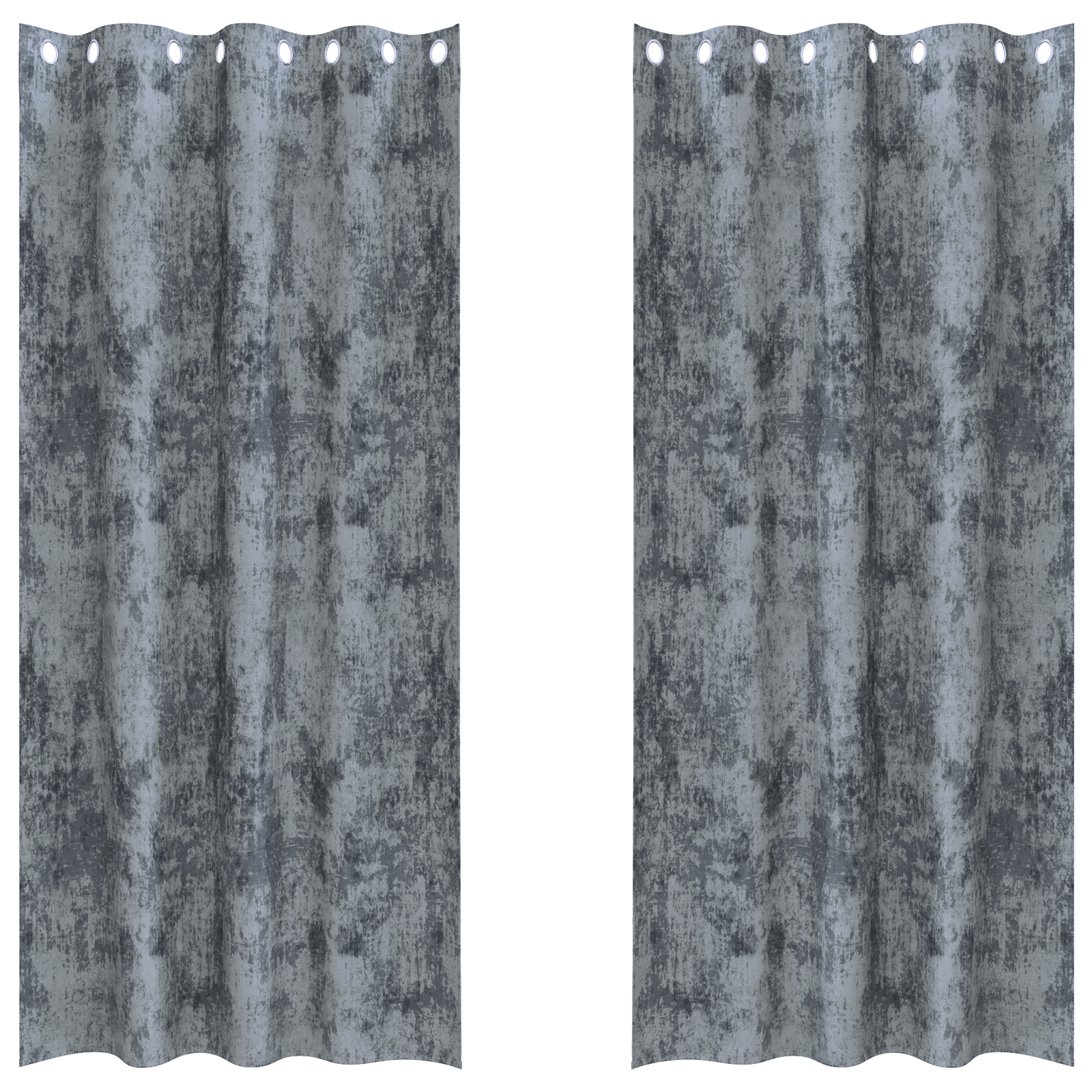vidaXL Cortine din catifea , set de 2 piese cu œillets gri argintiu, 260 x 140 cm vidaXL Cortine din catifea , set de 2 piese cu œillets gri argintiu, 260 x 140 cm