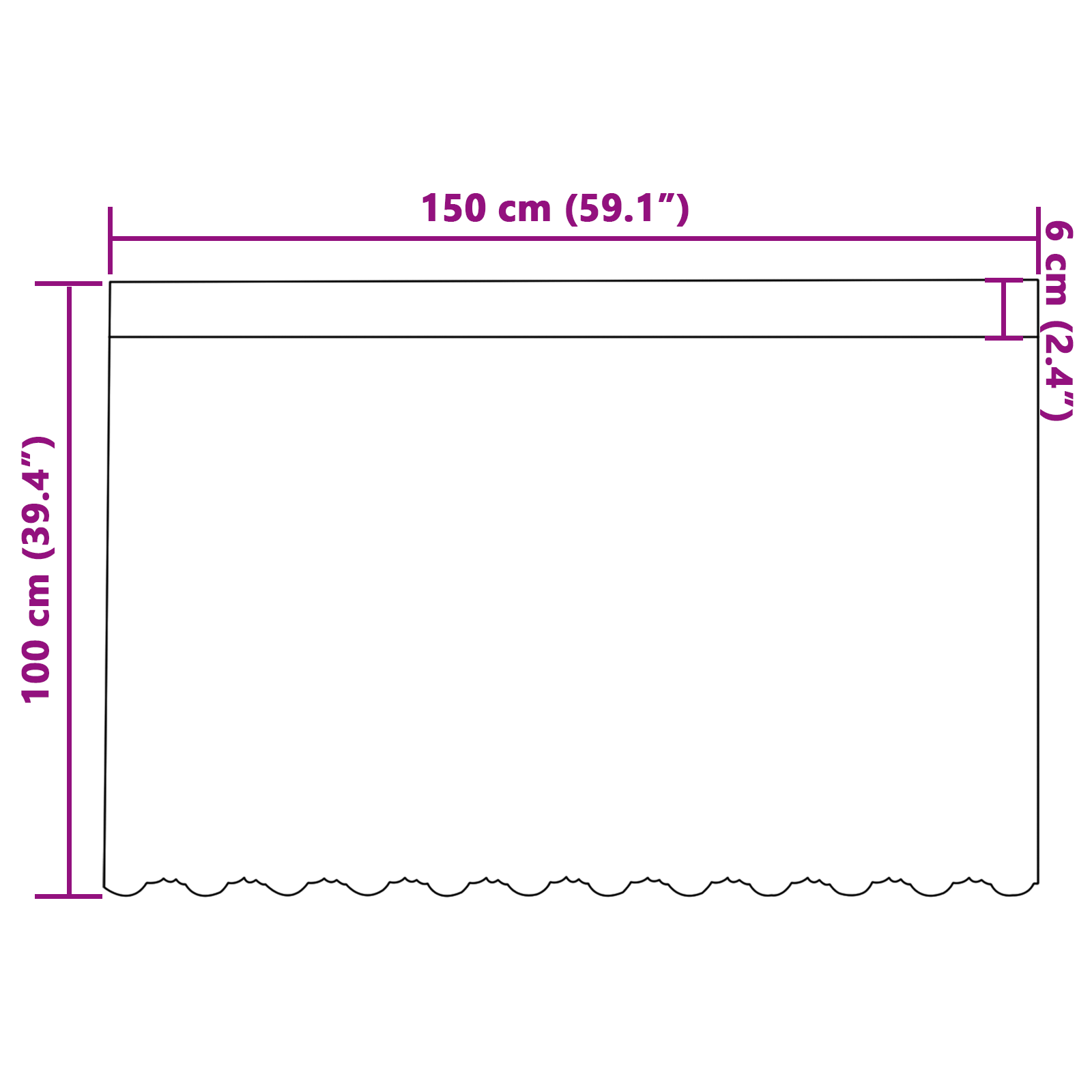 vidaXL Cortină din Dantelă cu perdele Floral Alb 150 x 100 cm Poliester