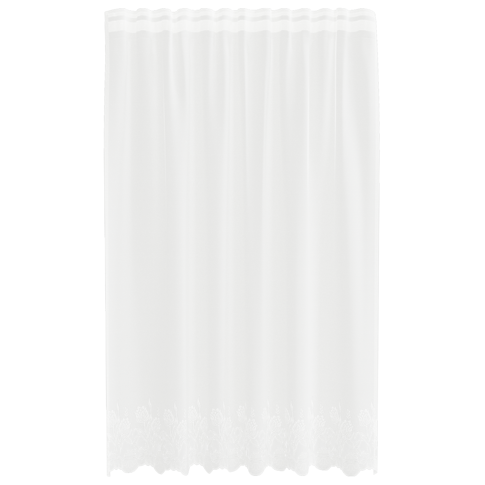 vidaXL Cortină din Dantelă cu perdele Alb 150 x 245 cm Poliester vidaXL Cortină din Dantelă cu perdele Alb 150 x 245 cm Poliester