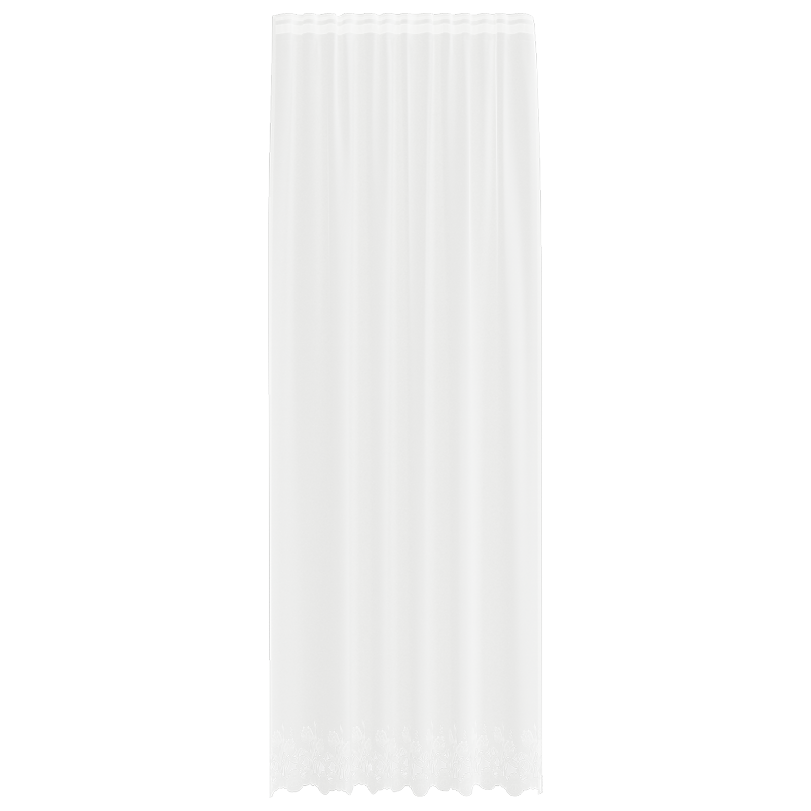 vidaXL Cortină din Dantelă cu perdele Floral Alb 150 x 280 cm Poliester vidaXL Cortină din Dantelă cu perdele Floral Alb 150 x 280 cm Poliester