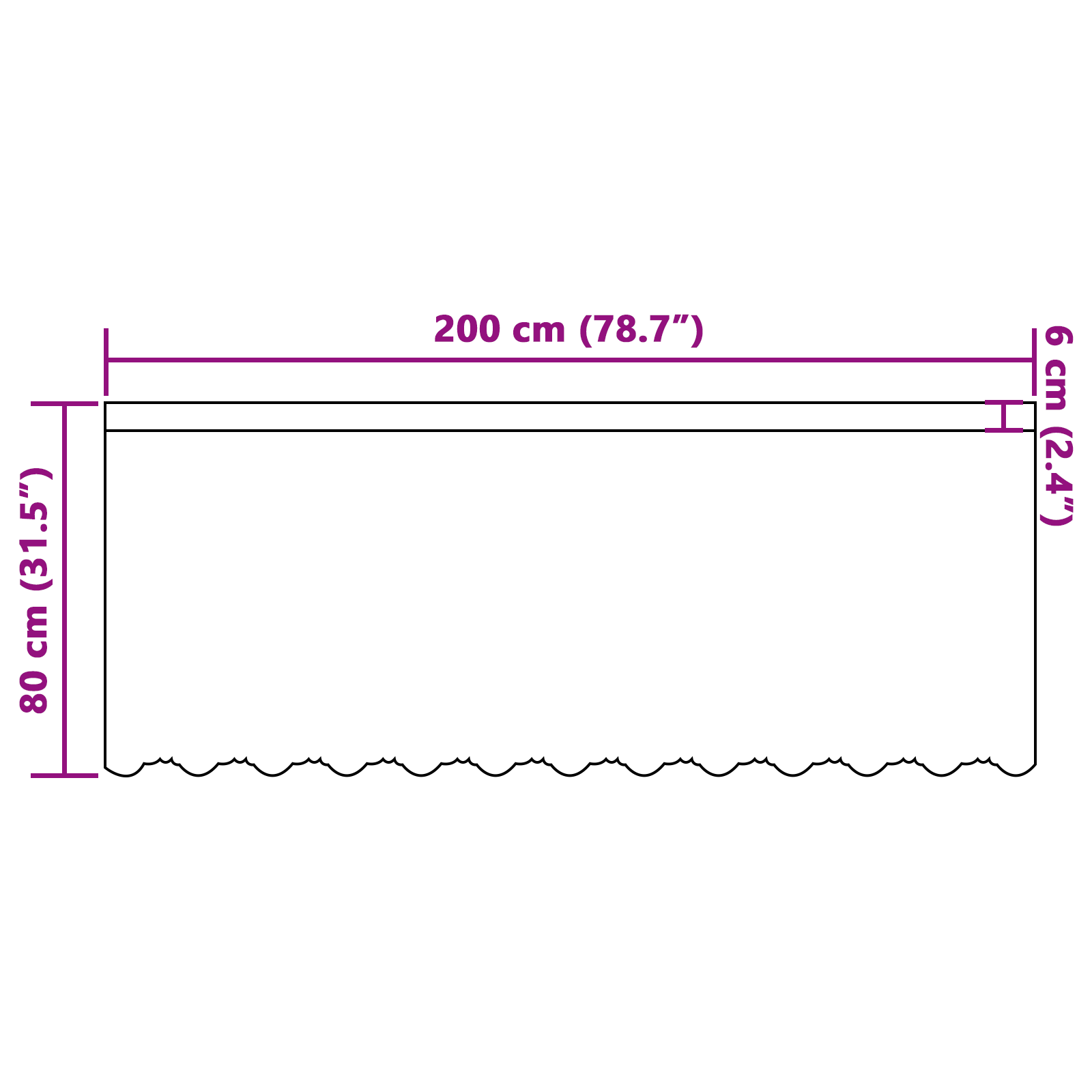 vidaXL Cortină din Dantelă cu perdele Floral Alb 200 x 80 cm Poliester vidaXL Cortină din Dantelă cu perdele Floral Alb 200 x 80 cm Poliester