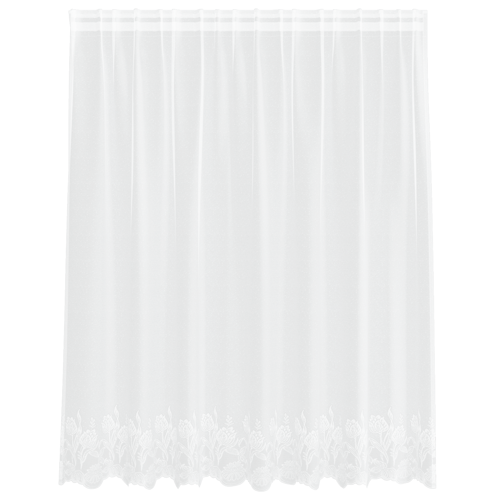 vidaXL Cortină din Dantelă cu perdele Floral Alb 200 x 160 cm Poliester vidaXL Cortină din Dantelă cu perdele Floral Alb 200 x 160 cm Poliester