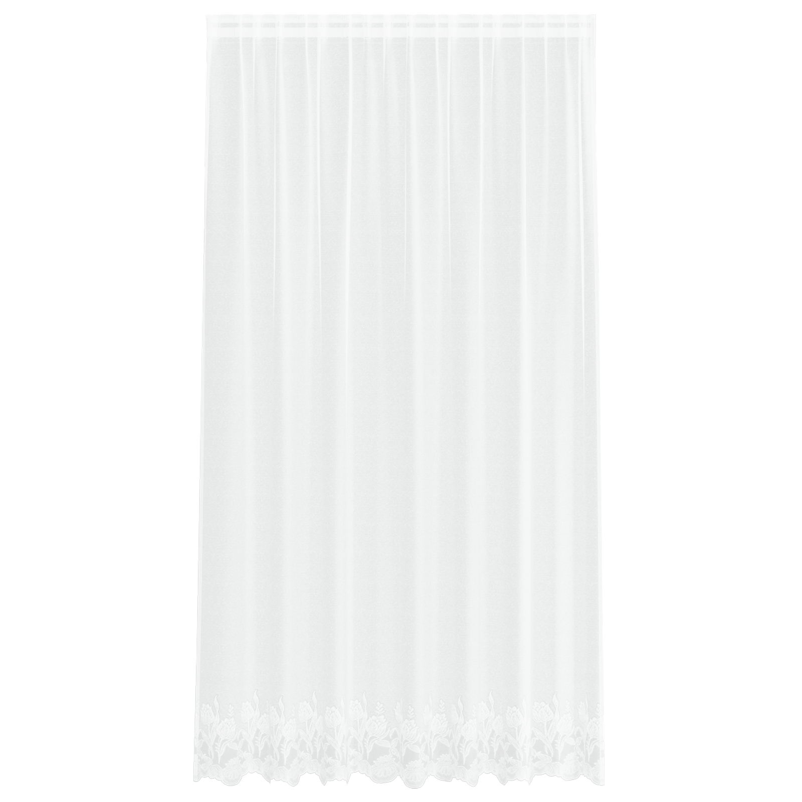 vidaXL Cortină din Dantelă cu perdele Floral Alb 200 x 220 cm Poliester vidaXL Cortină din Dantelă cu perdele Floral Alb 200 x 220 cm Poliester