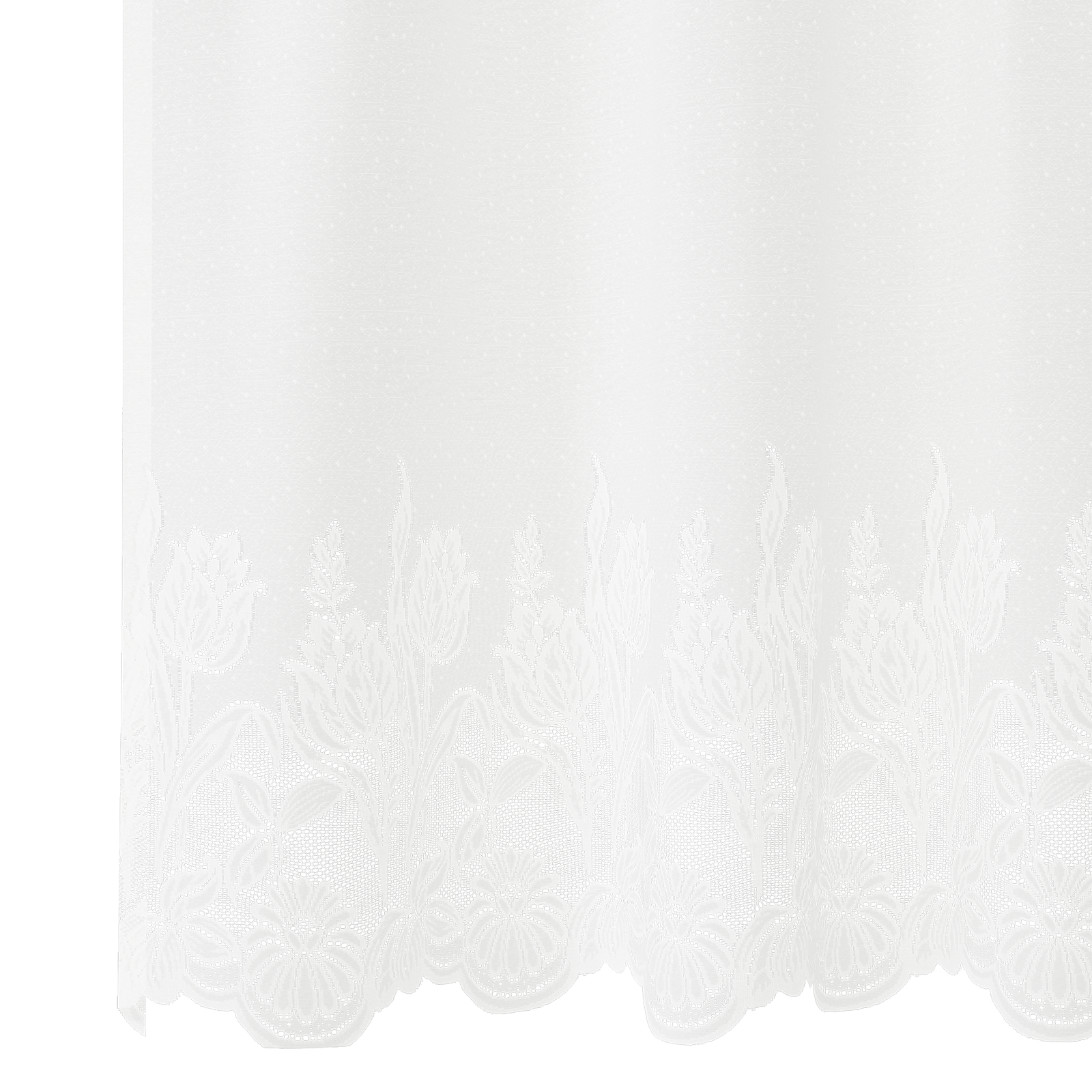 vidaXL Cortină din Dantelă cu perdele Alb 300 x 140 cm Poliester vidaXL Cortină din Dantelă cu perdele Alb 300 x 140 cm Poliester