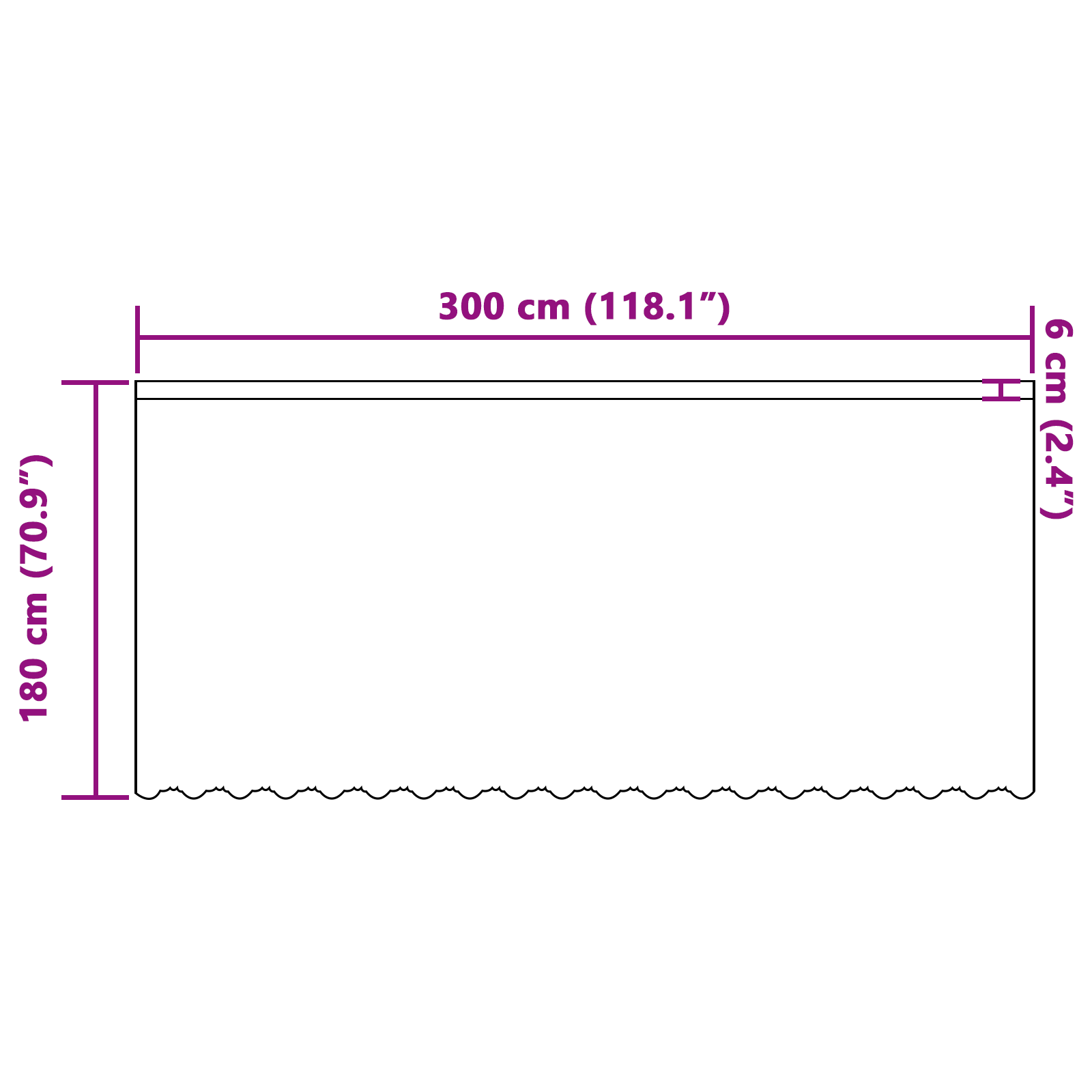 vidaXL Cortină din Dantelă cu perdele Alb 300 x 180 cm Poliester vidaXL Cortină din Dantelă cu perdele Alb 300 x 180 cm Poliester