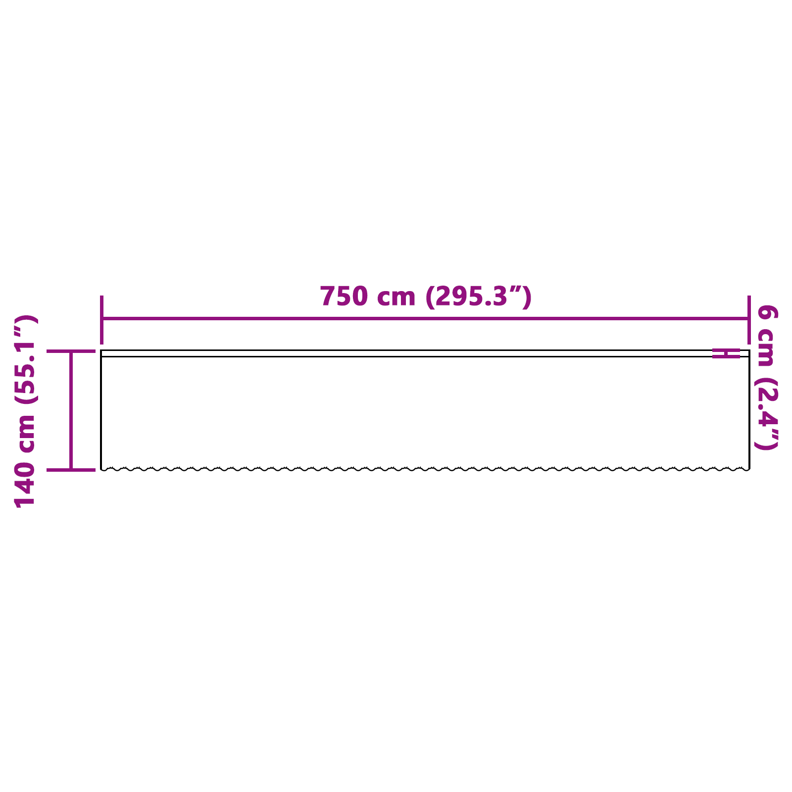 vidaXL Cortină din Dantelă cu perdele Alb 750 x 140 cm Poliester vidaXL Cortină din Dantelă cu perdele Alb 750 x 140 cm Poliester