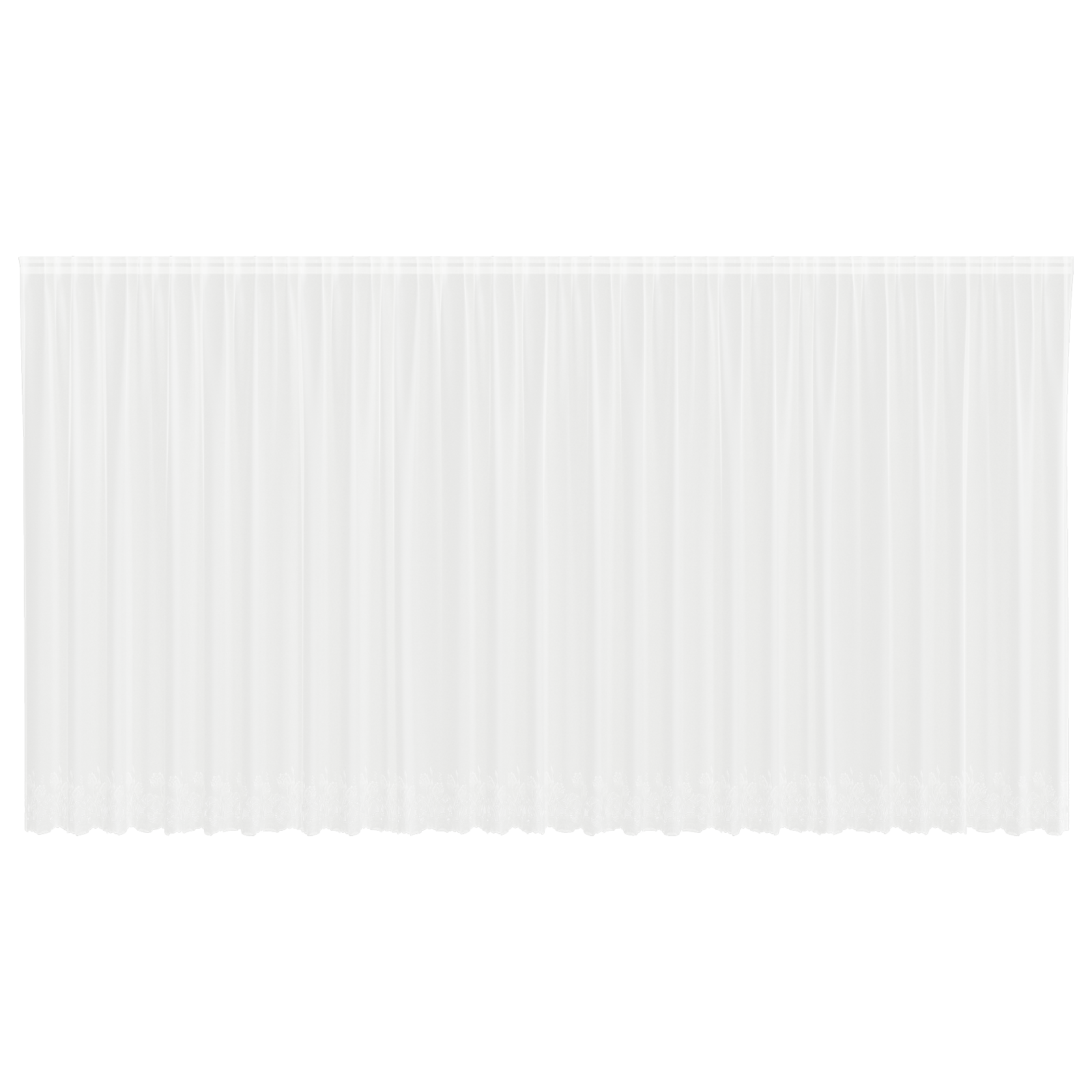 vidaXL Cortină din Dantelă cu perdele Alb 750 x 245 cm Poliester vidaXL Cortină din Dantelă cu perdele Alb 750 x 245 cm Poliester