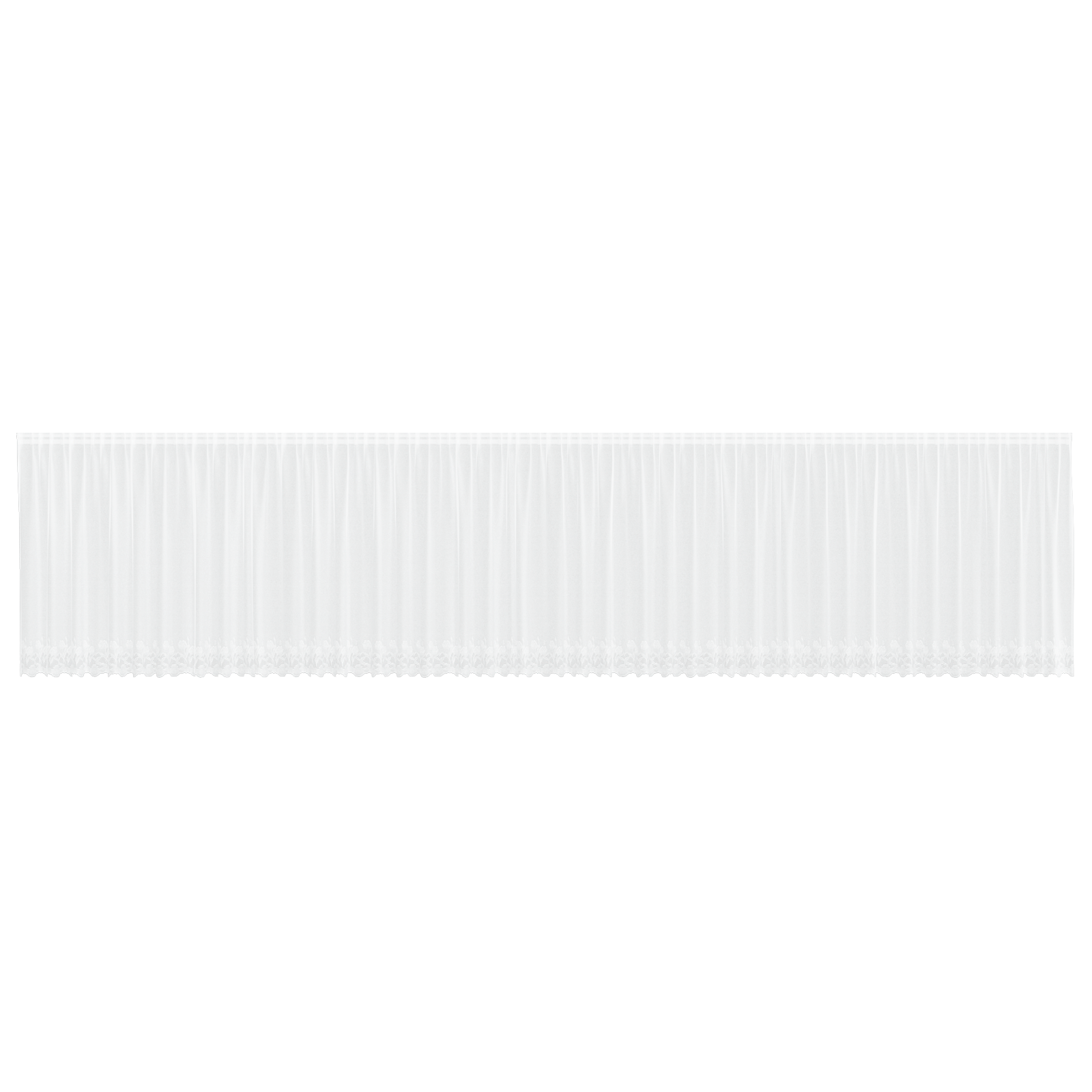 vidaXL Cortină din Dantelă cu perdele Floral Alb 1200 x 140 cm Poliester vidaXL Cortină din Dantelă cu perdele Floral Alb 1200 x 140 cm Poliester