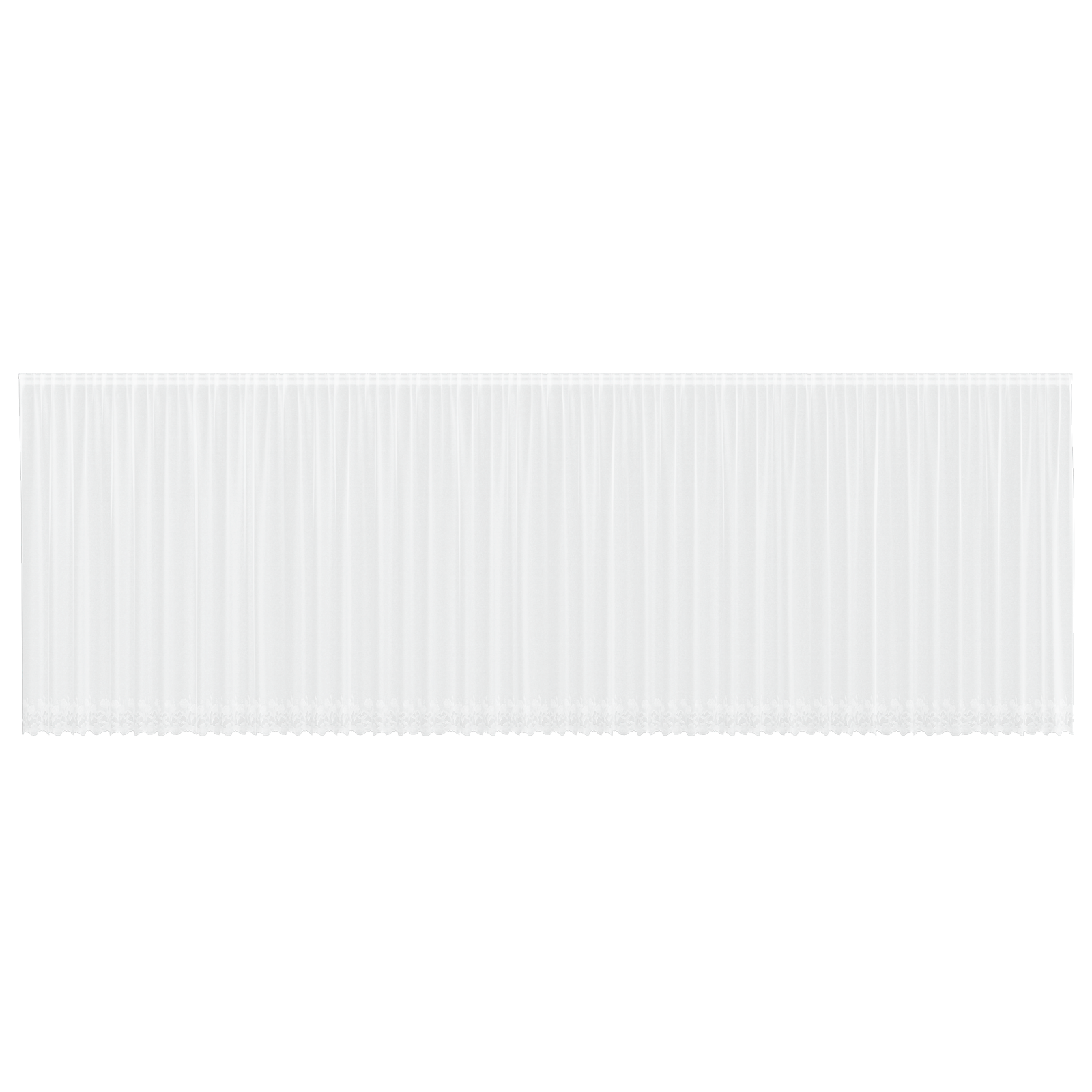 vidaXL Cortină din Dantelă cu perdele Floral Alb 1200 x 200 cm Poliester vidaXL Cortină din Dantelă cu perdele Floral Alb 1200 x 200 cm Poliester