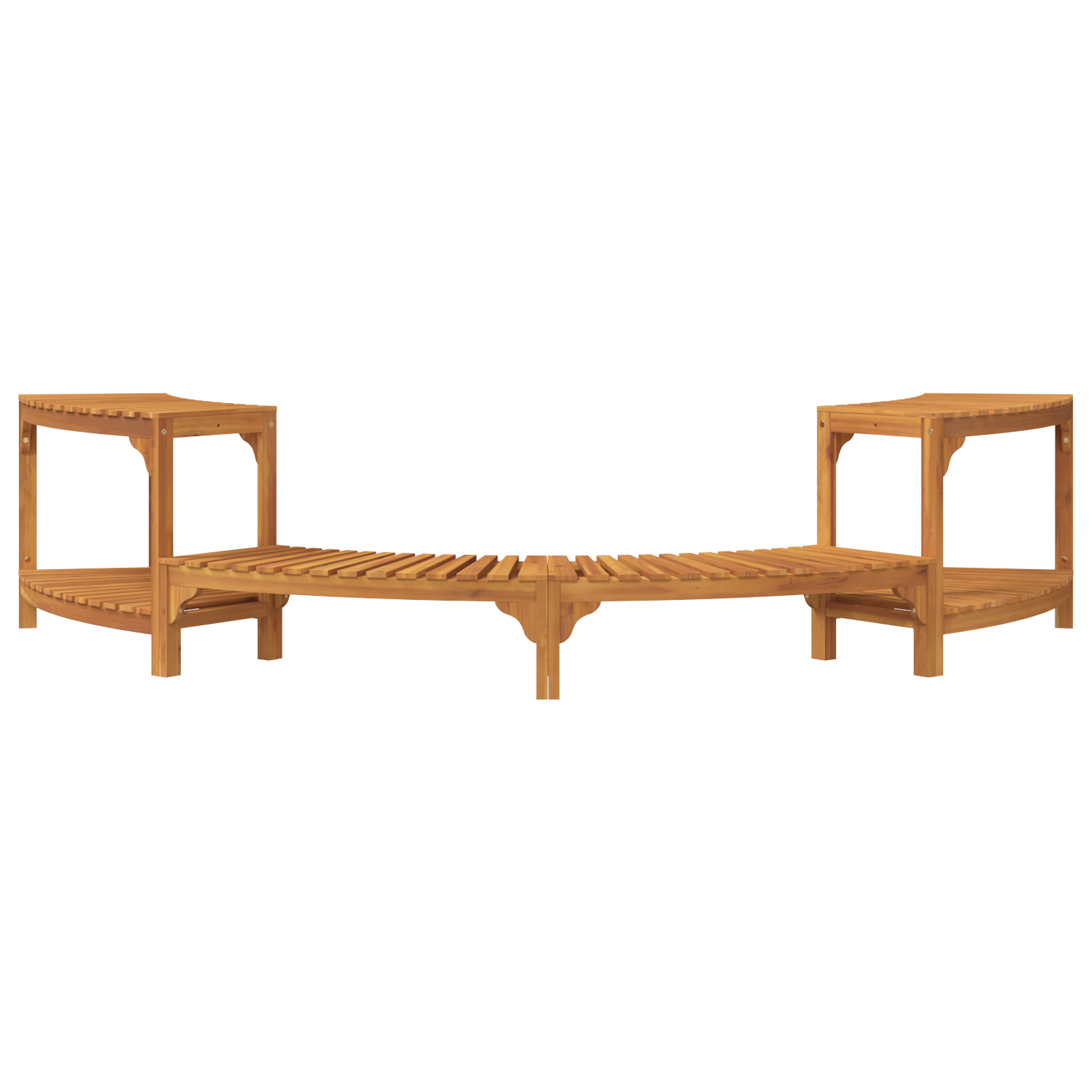 vidaXL Împrejmuire pentru cadă cu hidromasaj Semicircular 272x120.5x55.5 cm Lemn solid de acacia vidaXL Împrejmuire pentru cadă cu hidromasaj Semicircular 272x120.5x55.5 cm Lemn solid de acacia