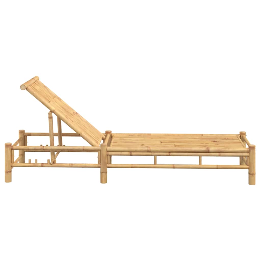vidaXL Sezlong 55x199x30 cm bambus