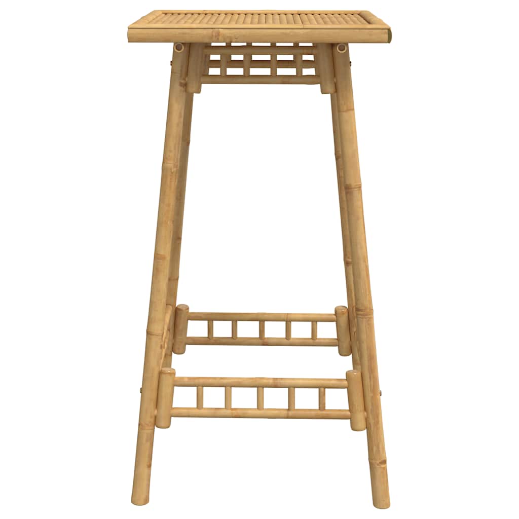 vidaXL Masă de bar de exterior pătrată 55x55x100 cm bambus vidaXL Masă de bar de exterior pătrată 55x55x100 cm bambus