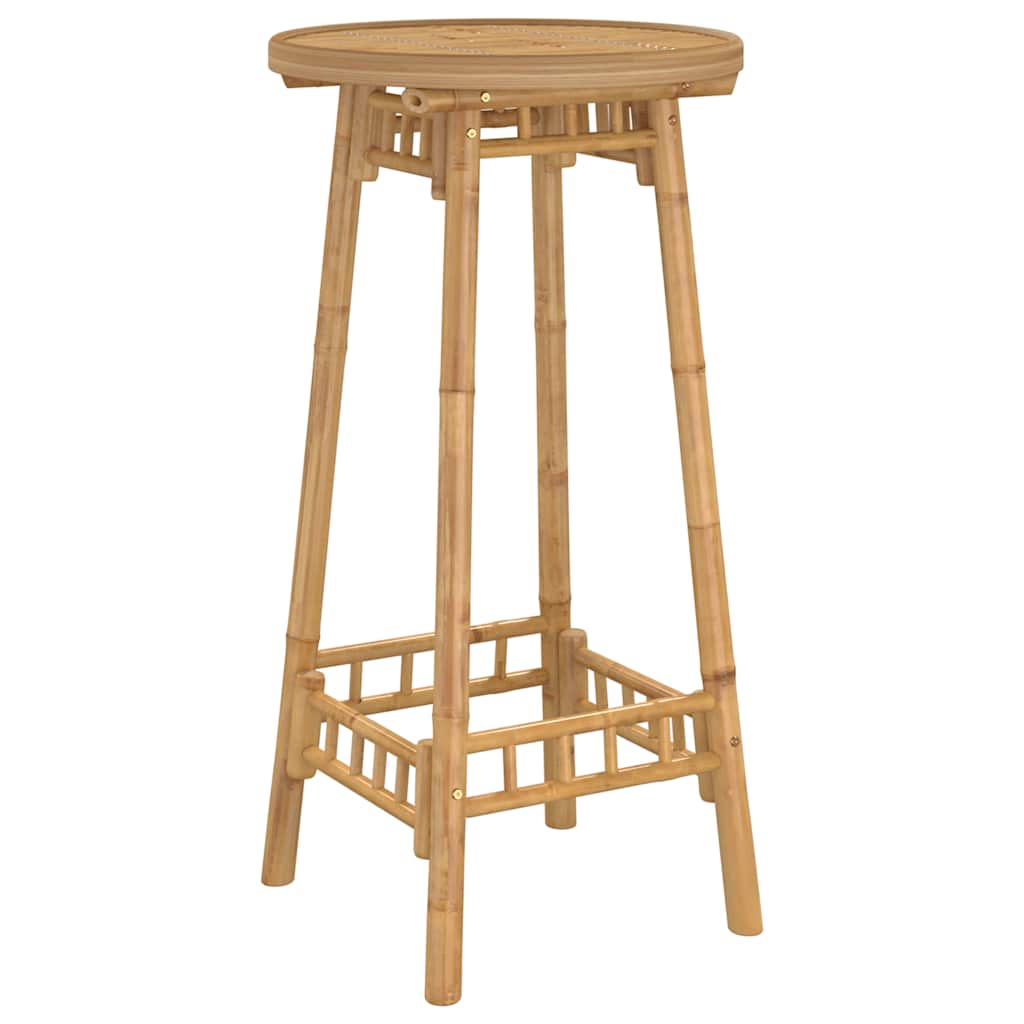 vidaXL Set bar de exterior 3 piese pliabil din bambus vidaXL Set bar de exterior 3 piese pliabil din bambus